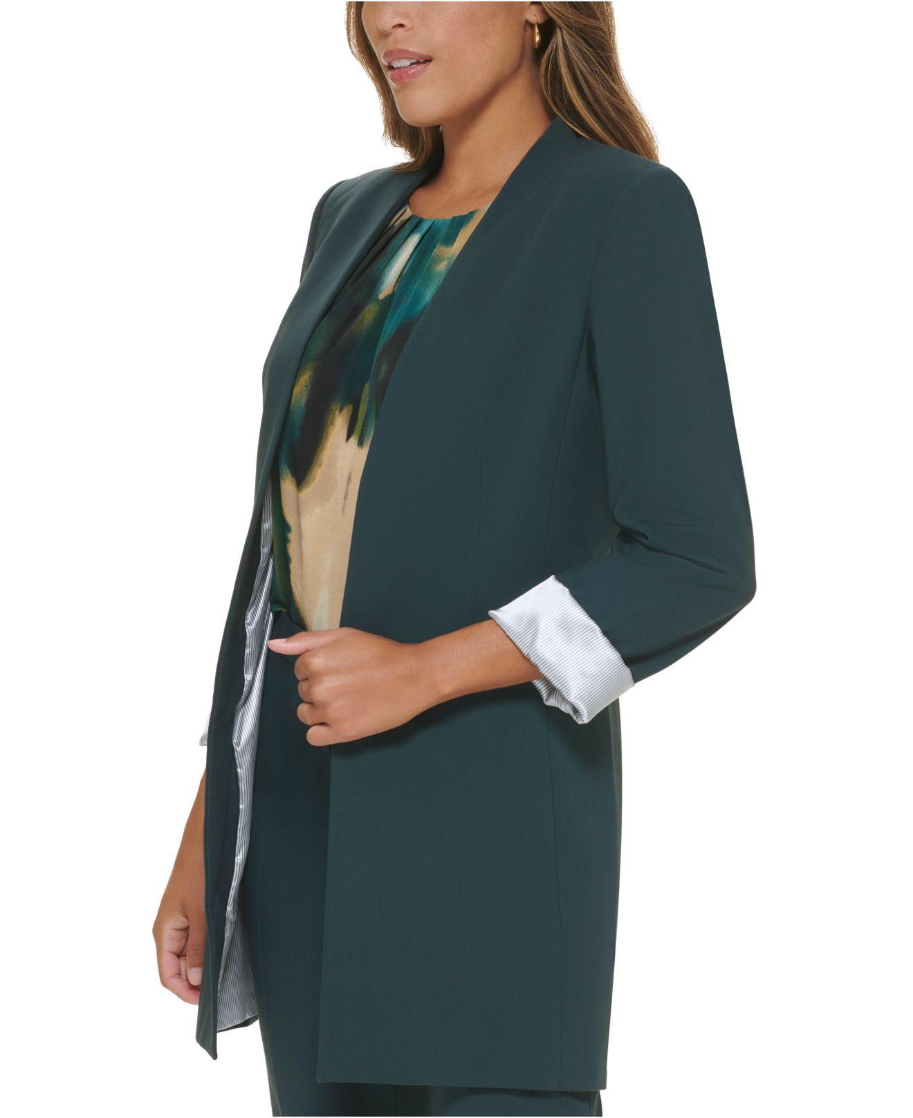 Calvin klein lux jacket with zip sales