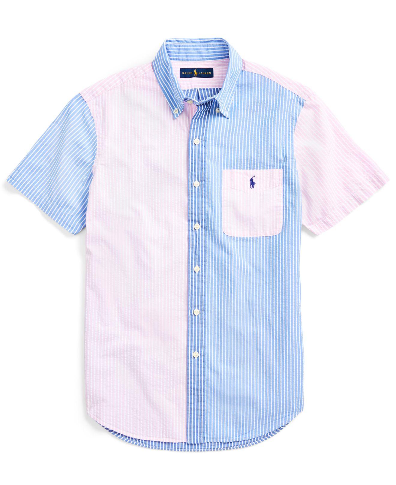 polo seersucker shirt