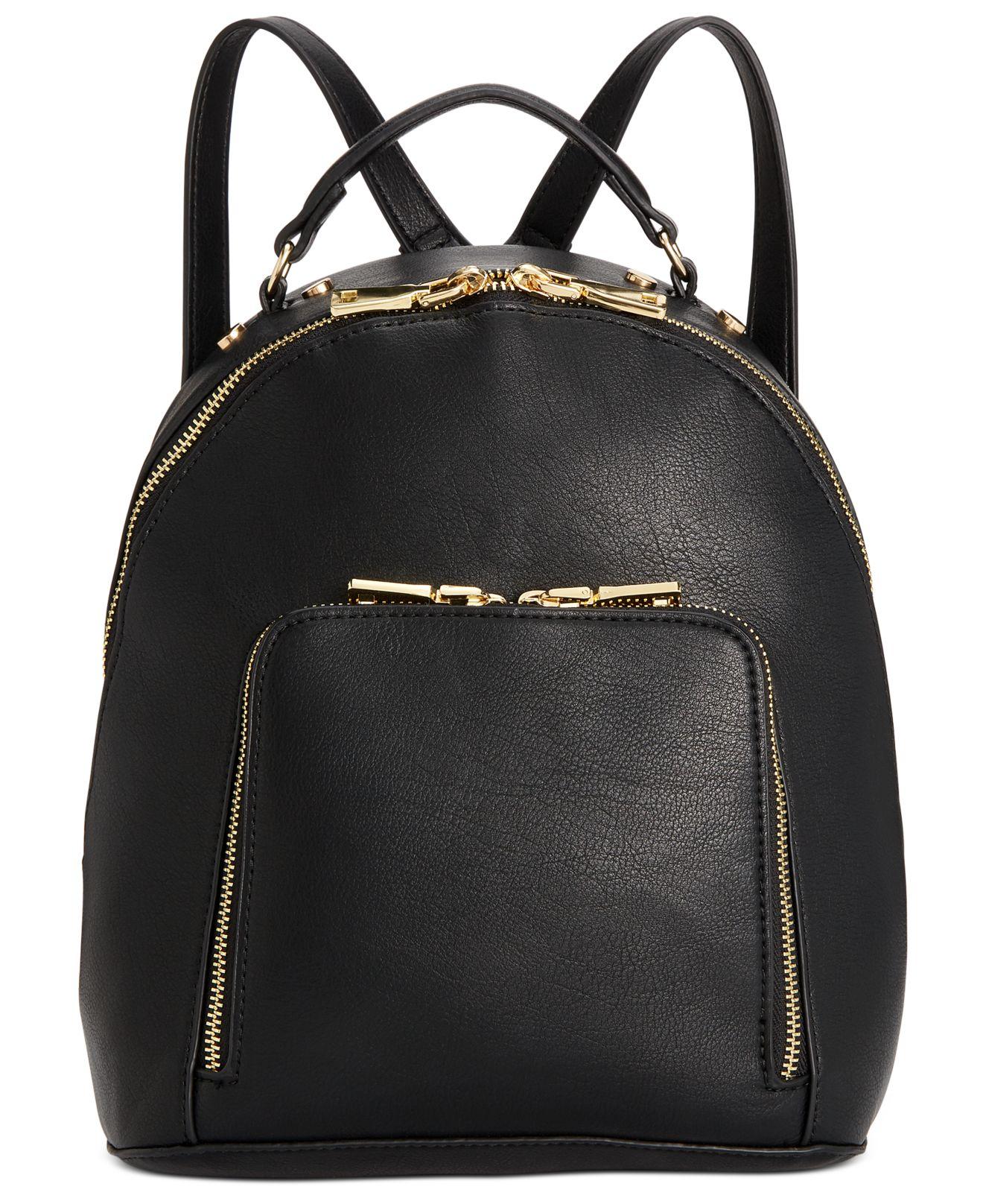 macys leather backpack