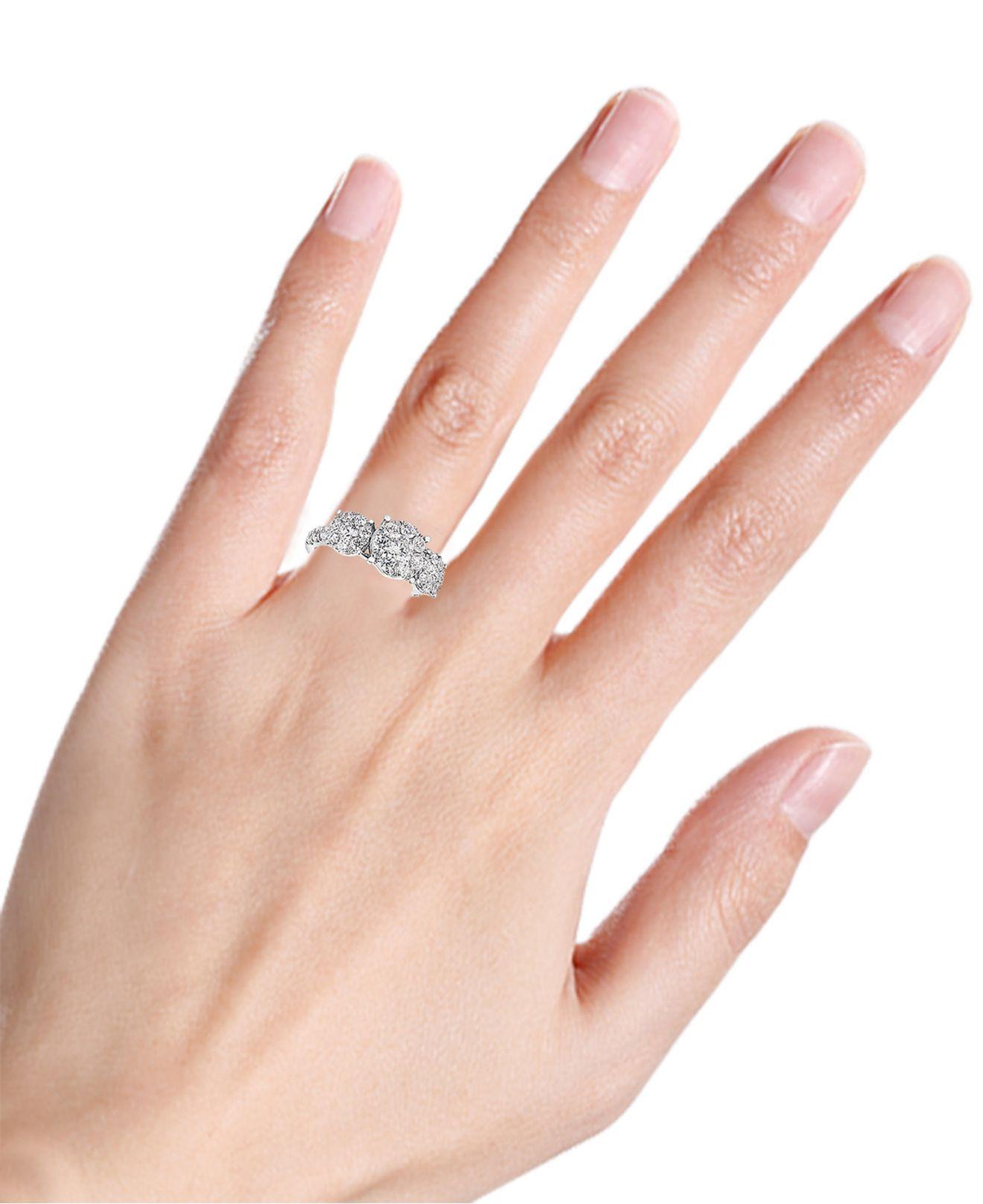 Macy\'s Halo Engagement Ring 2025