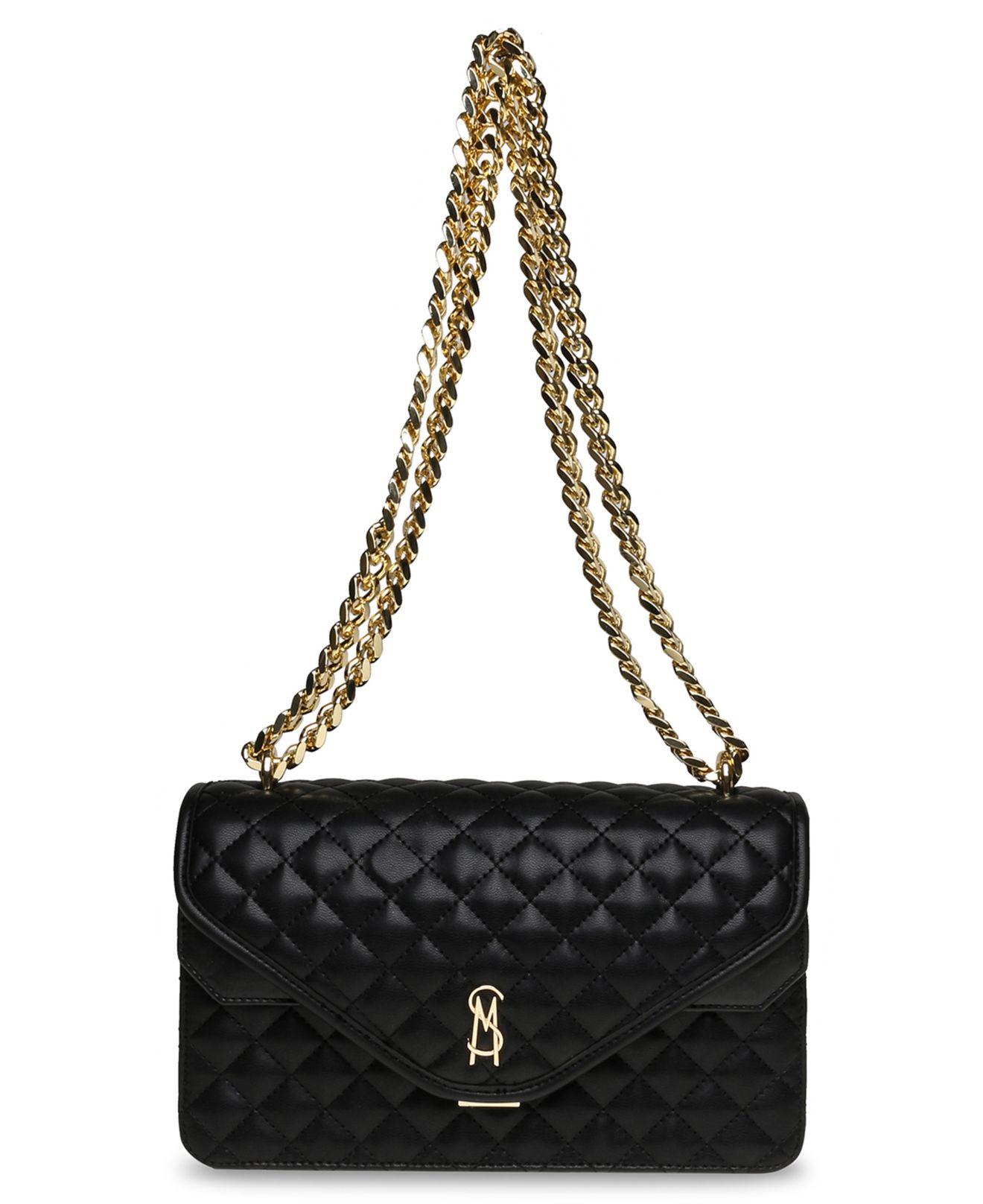 Steve Madden Senza Quilted Convertible Crossbody in Black Lyst