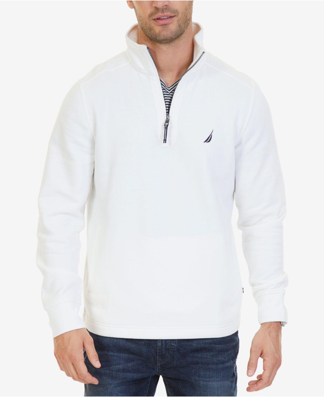 nautica quarter zip sweater
