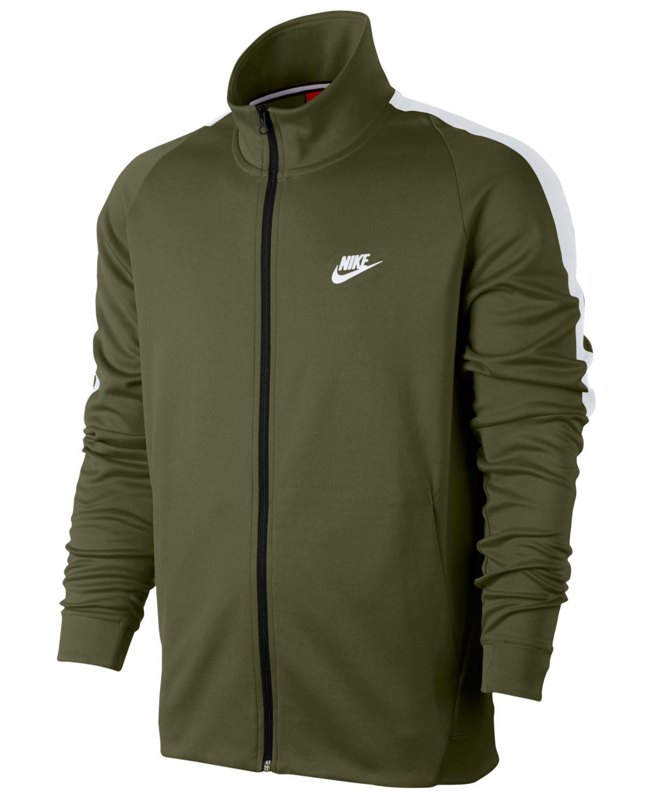 nike tribute jacket green