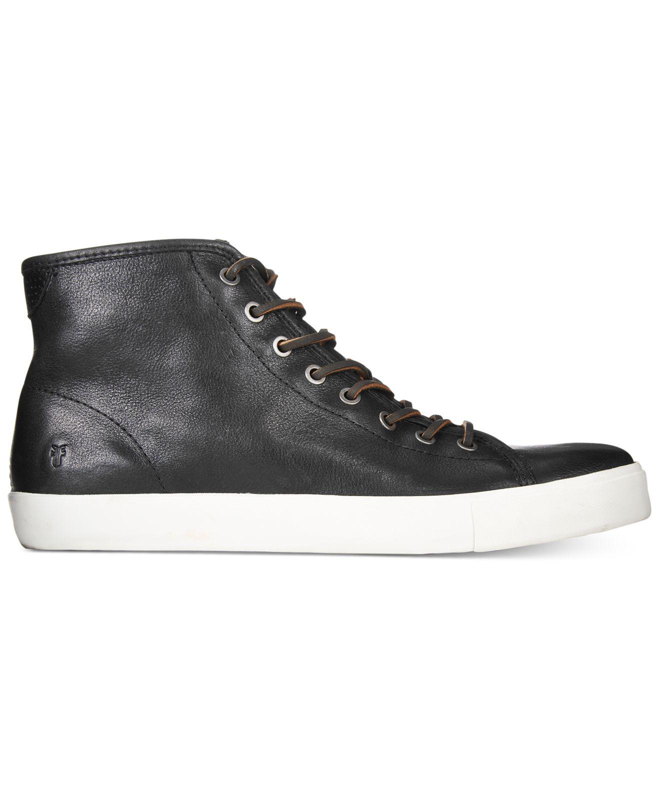 frye brett high black