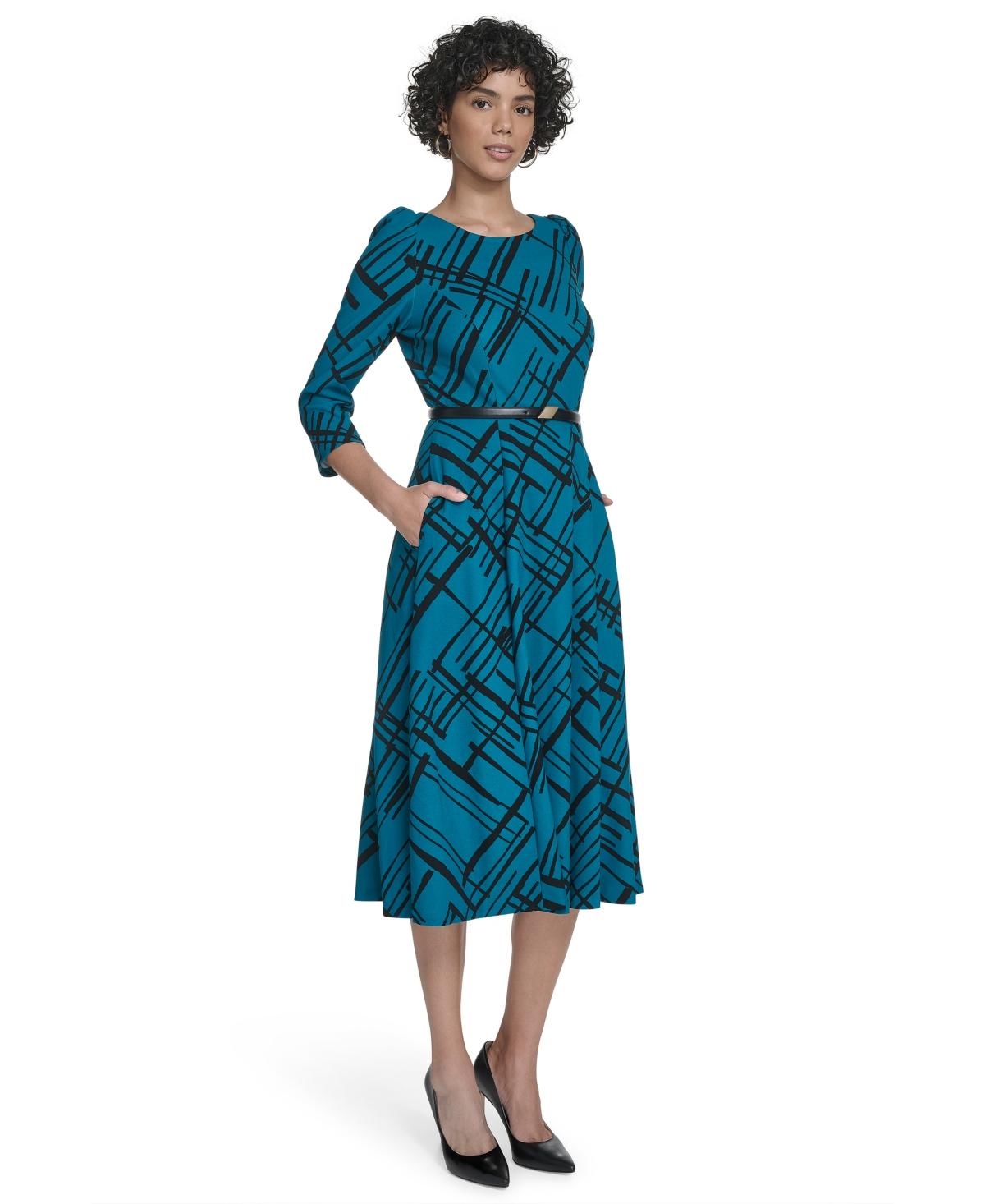Designer Calvin Klein Belted Midi Dresses for Women Up to 75