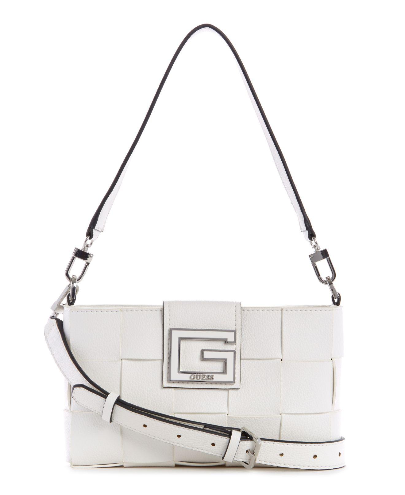 guess liberty city top zip shoulder bag