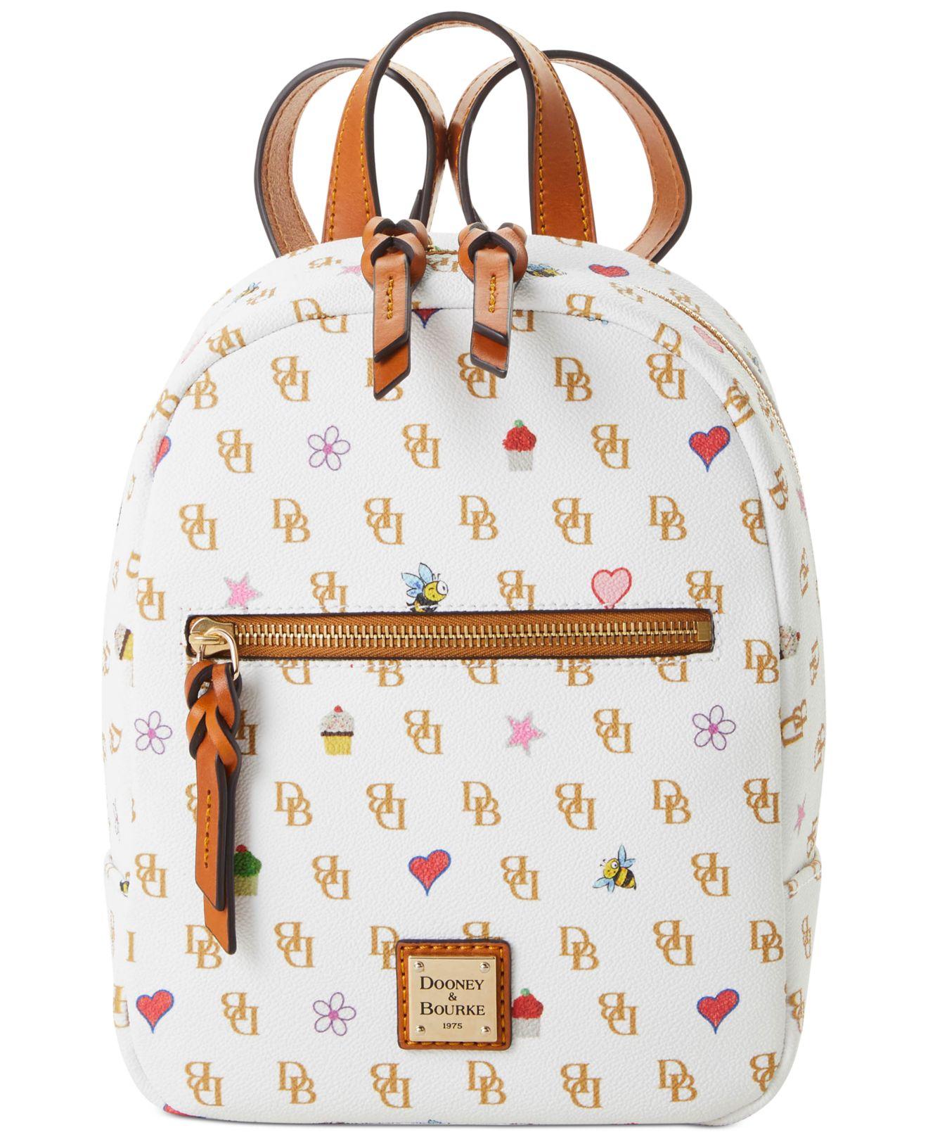 Dooney & Bourke Small Ronnie Backpack in White | Lyst