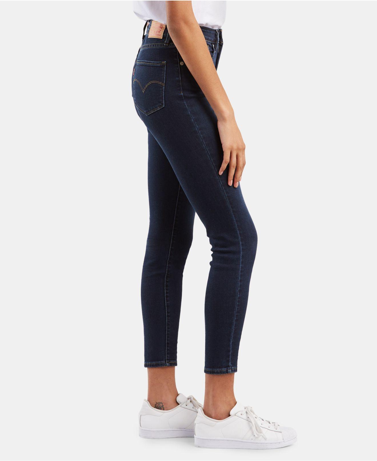 levi's women's 721 high rise ankle skinny jeans