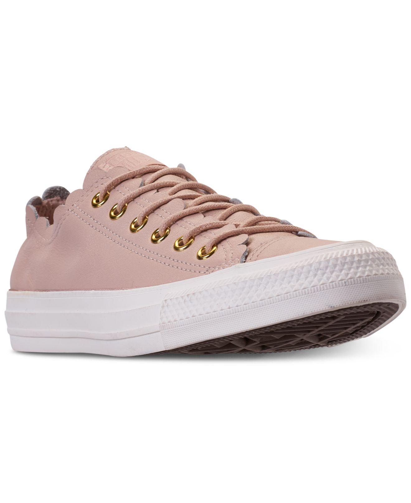 converse frilly thrills leather
