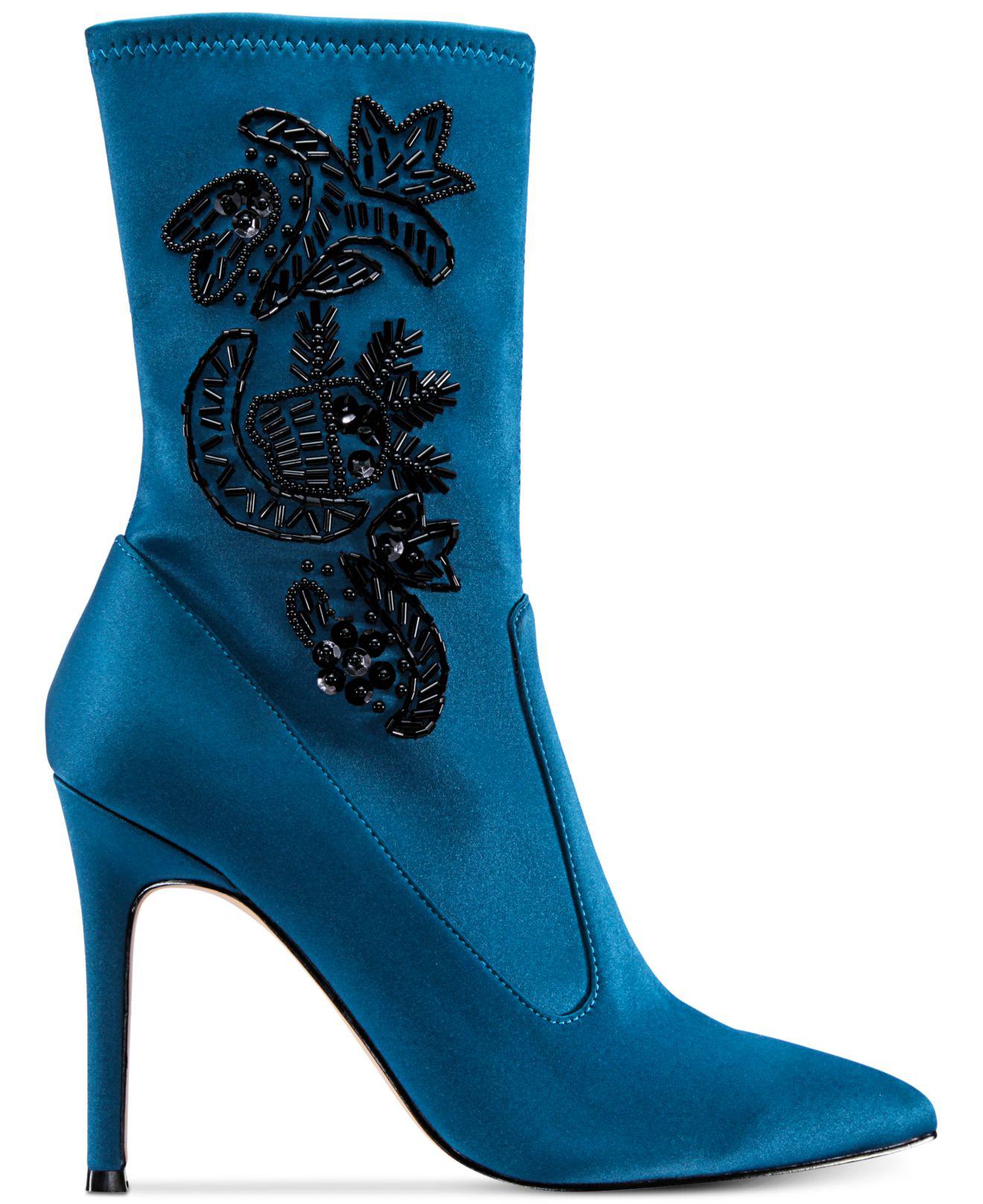teal booties