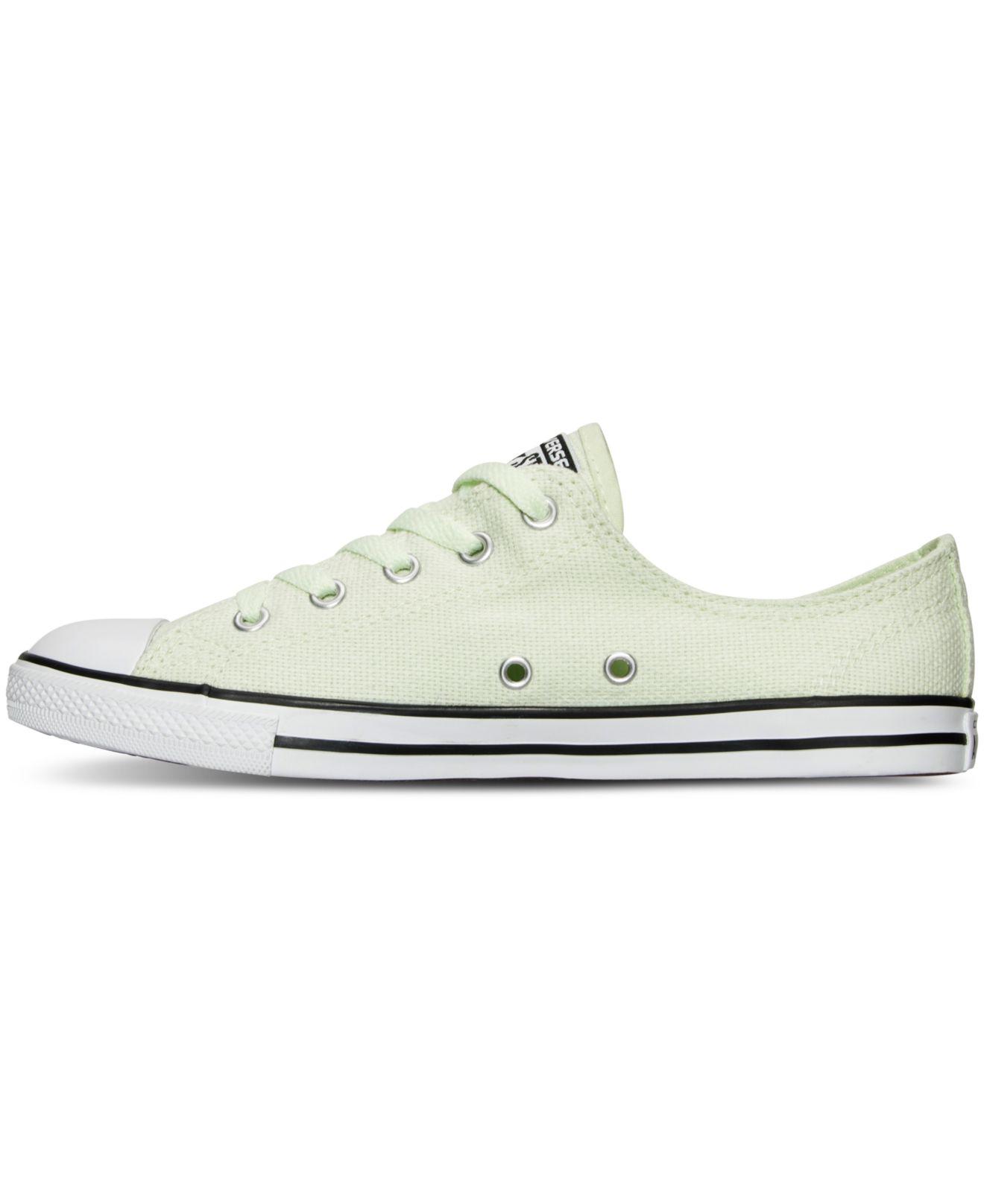 Converse Canvas Women's Chuck Taylor Dainty Casual Sneakers From Finish  Line in Pistachio Green (Green) - Lyst