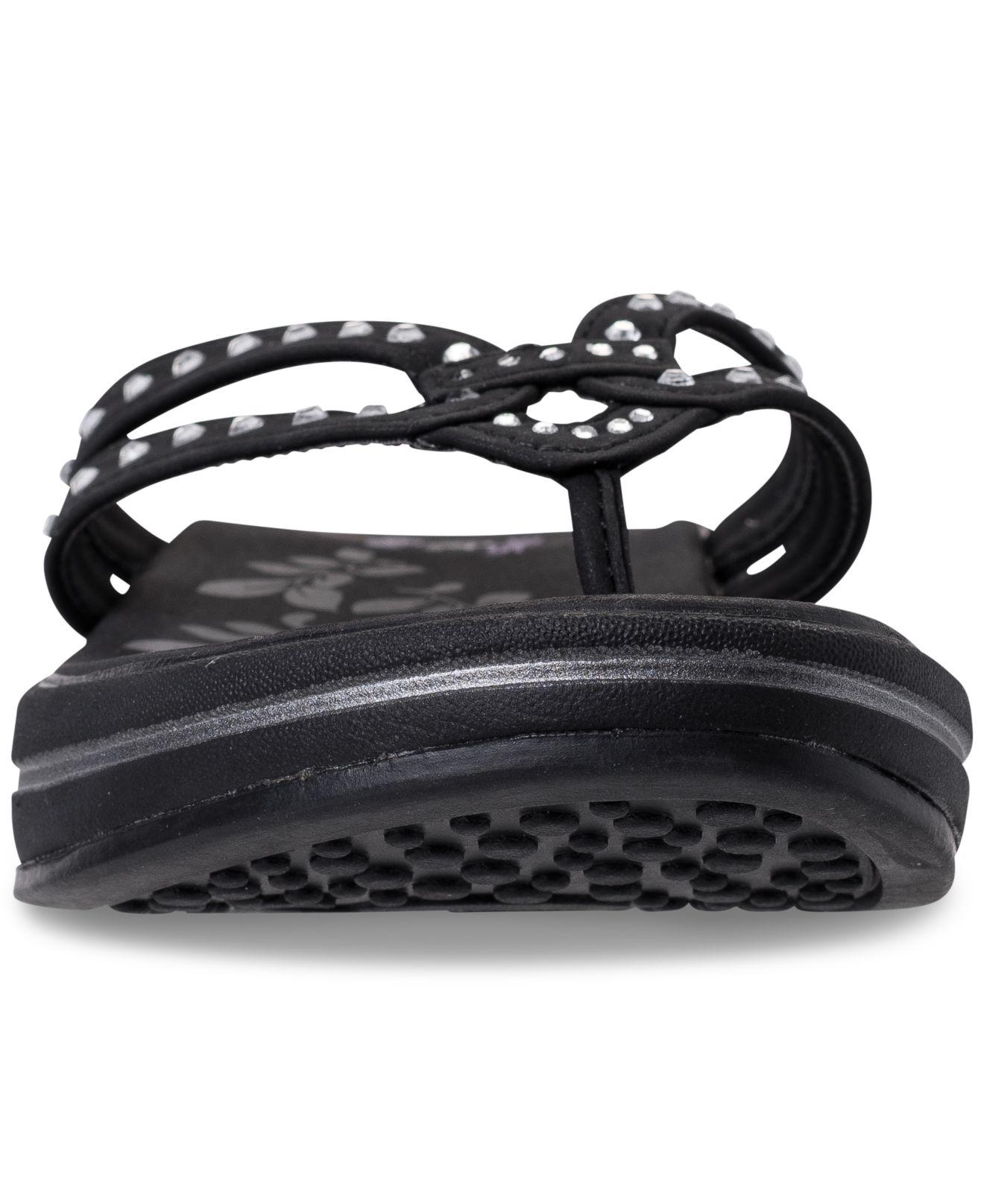 skechers jeweled flip flops