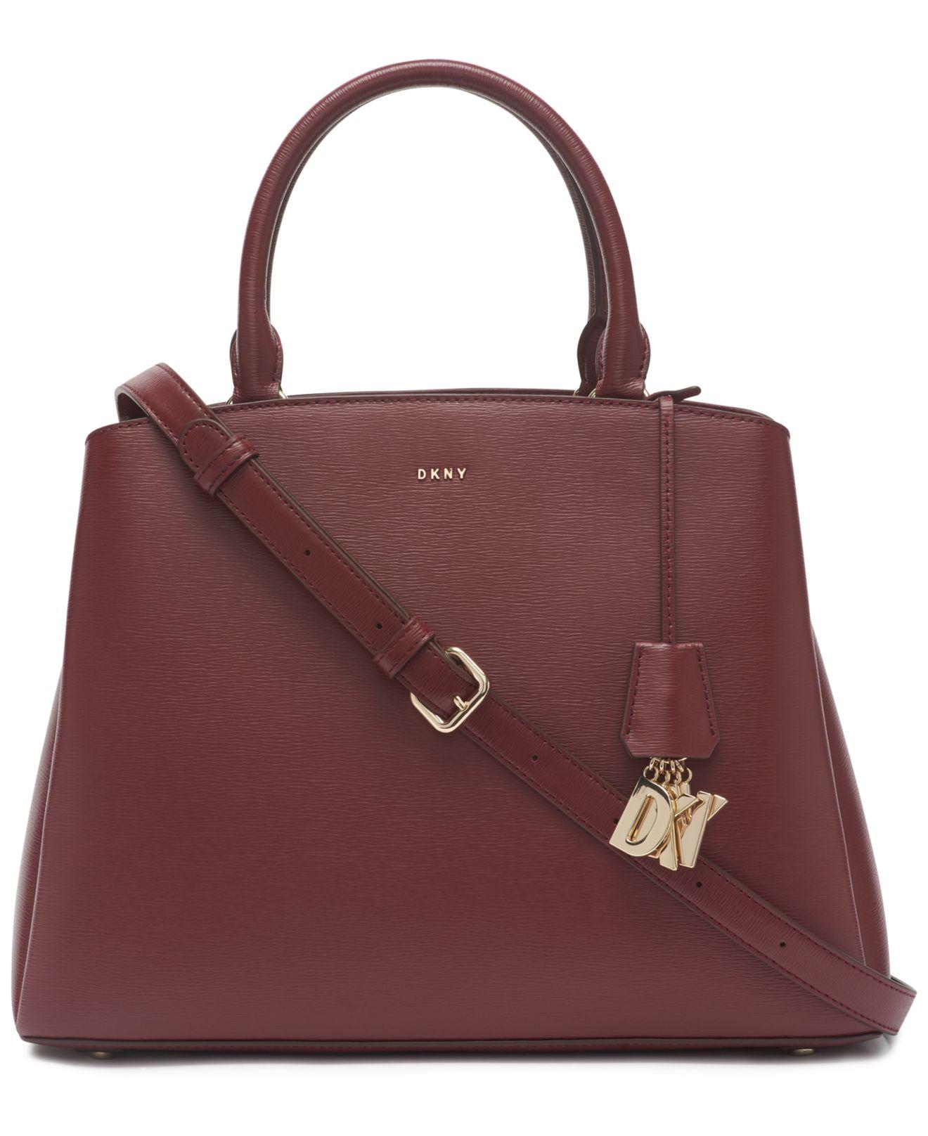 DKNY Leather Paige Large Satchel Lyst
