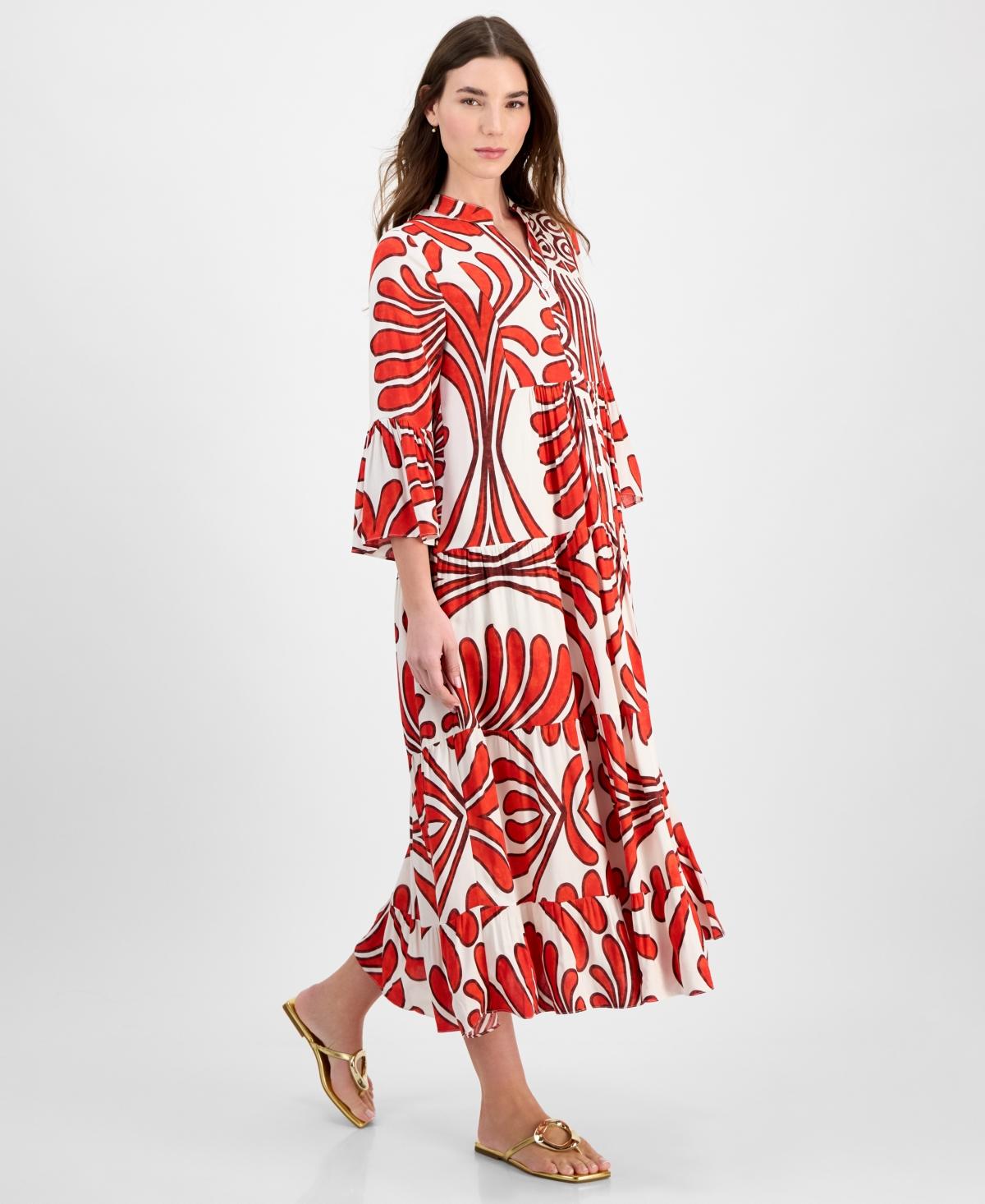 Nordstrom Tiered Shift Dress NWT Womens Size Cece Navy Blue Kate