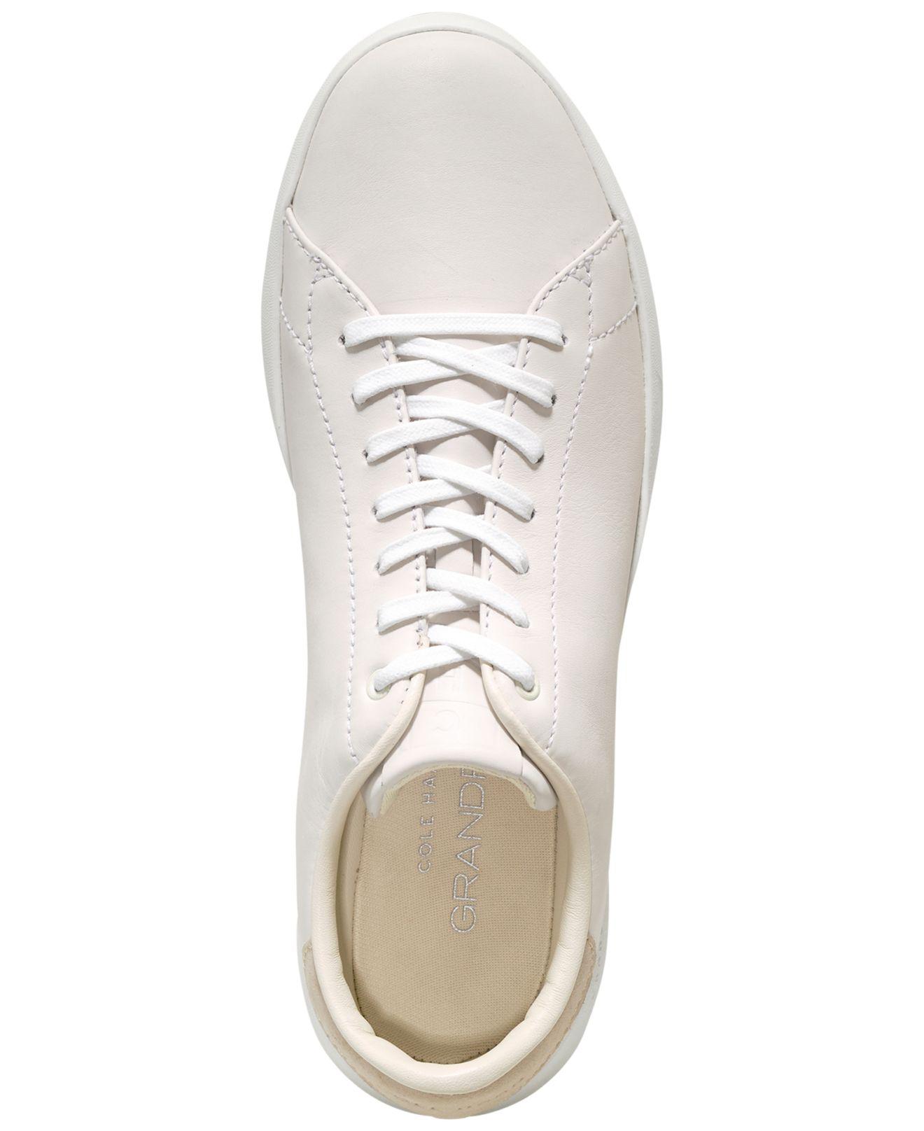 cole haan white tennis shoes