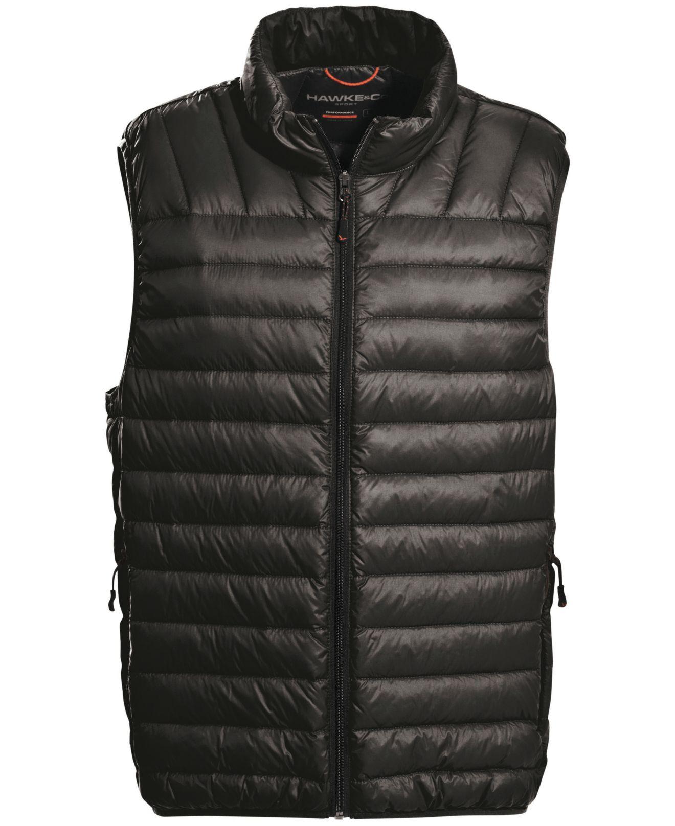 Hawke & Co. Synthetic Packable Down Blend Puffer Vest in Black for Men ...