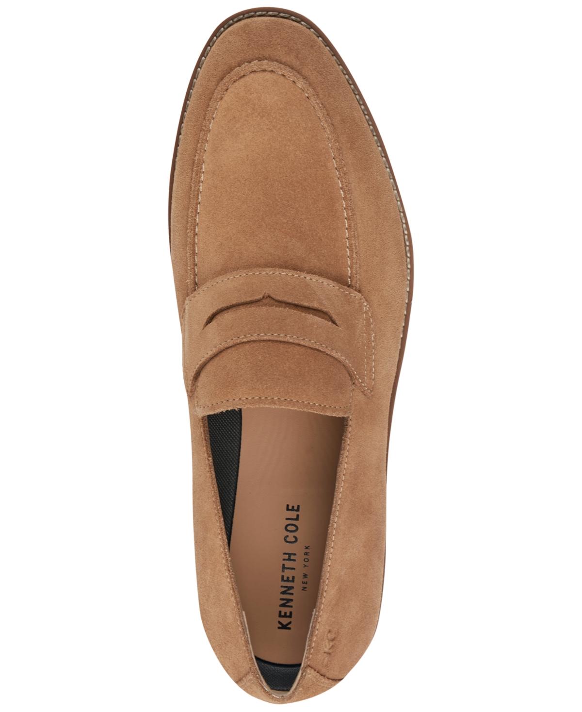 [Kenneth Cole] Tan Suede Slip-On Loafers Kenneth Cole New York Driving Loafers - High... | Depop main image 4