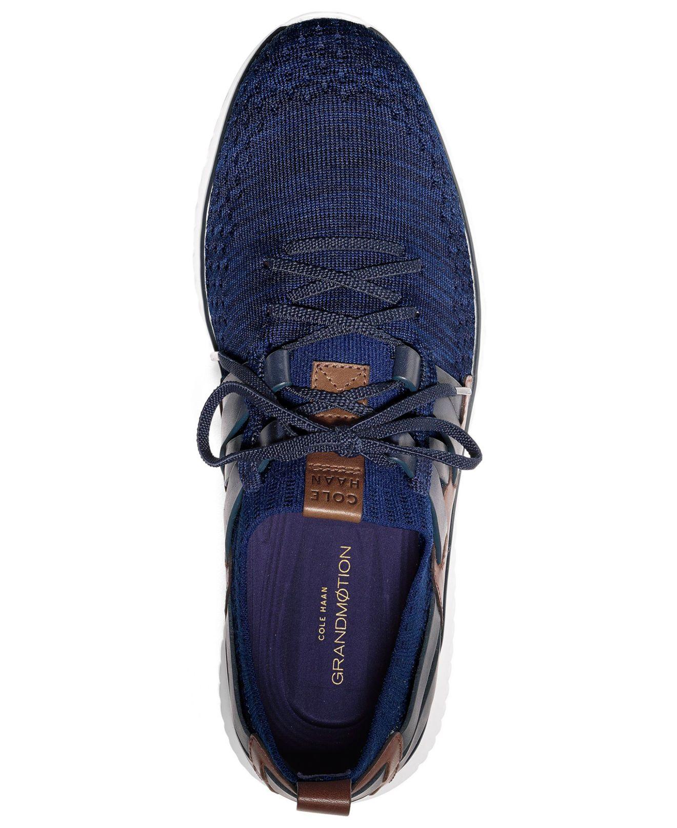 grand motion woven sneaker with stitchlite