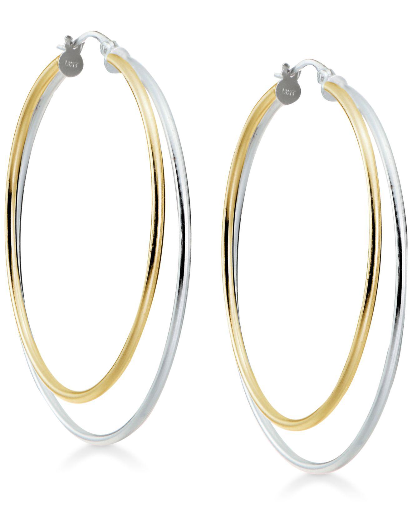 Double Hoop Earrings Macys Giani Bernini Earrings Home Plaza Las