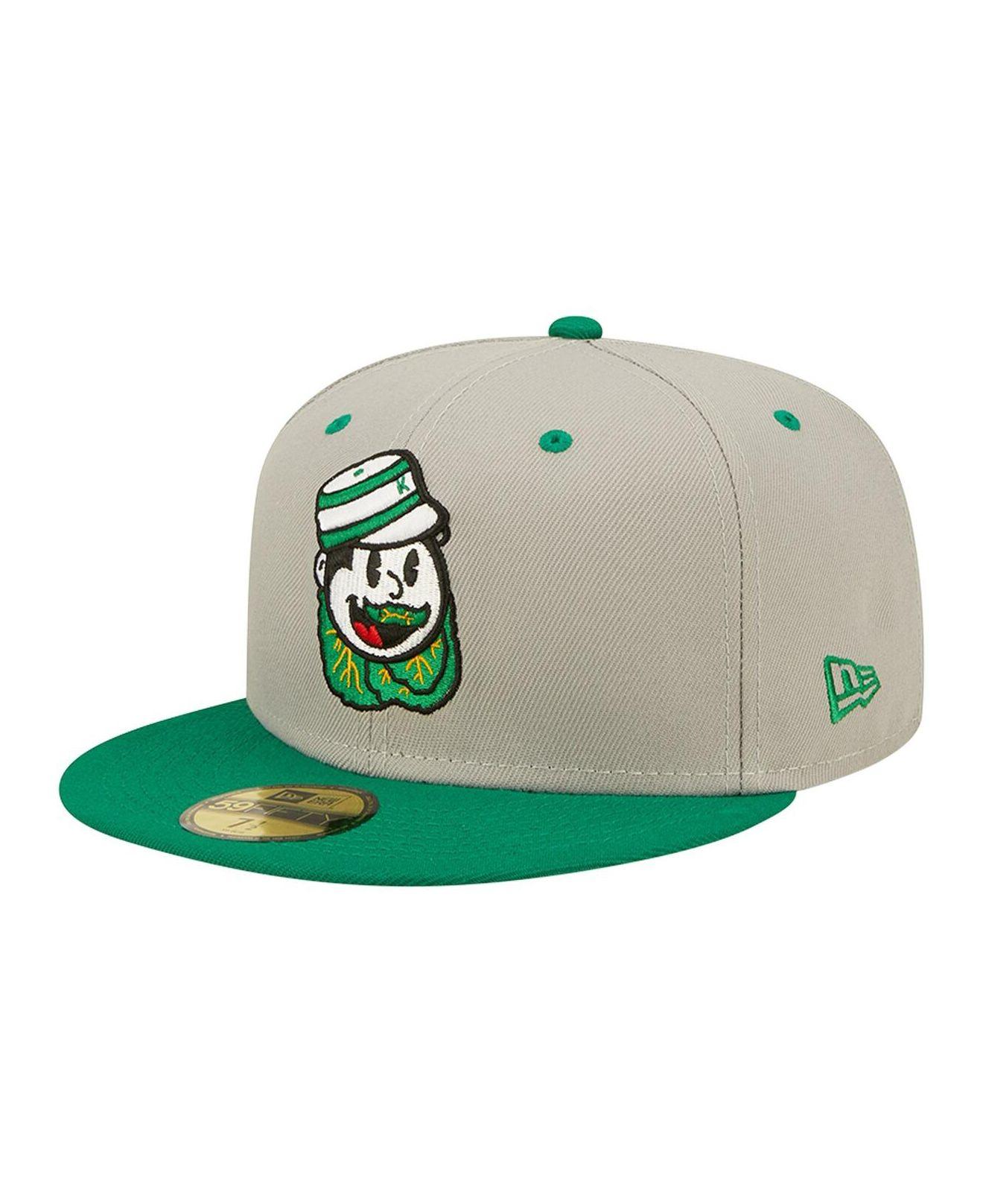 KTZ Gray, Green Down East Wood Ducks Kinston Collard Greens Theme Night