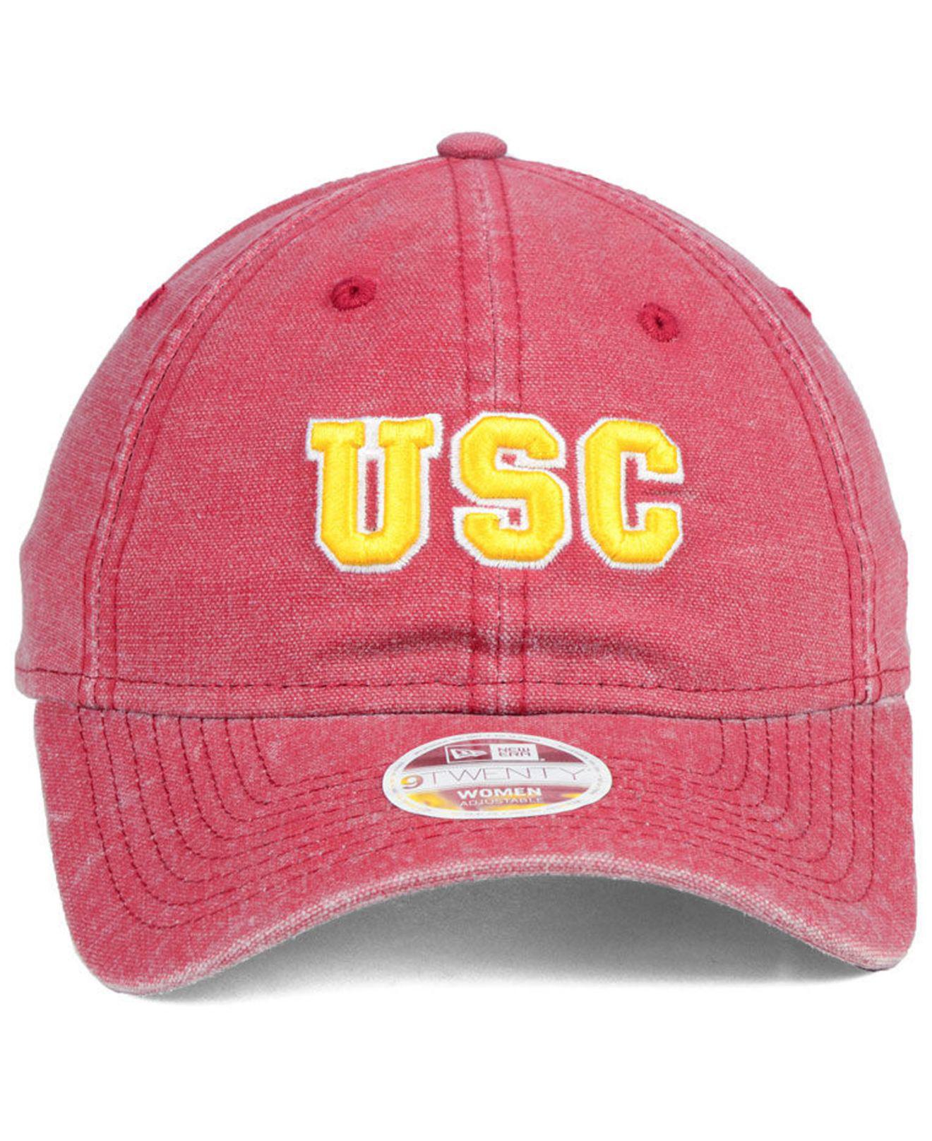 USC TROJANS TEAM CYCLING CLASSIC CAP RED//YELLOW NEW HAT **