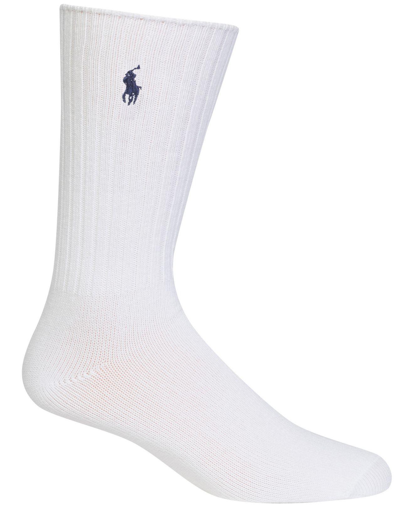 ralph lauren white sports socks