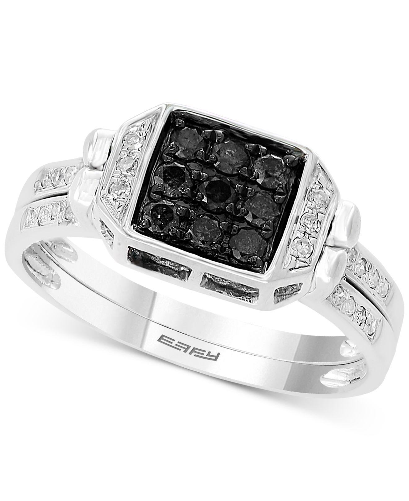 Effy Effy® Diamond Two-way Flip Ring (3/4 Ct. T.w.) In 14k White 