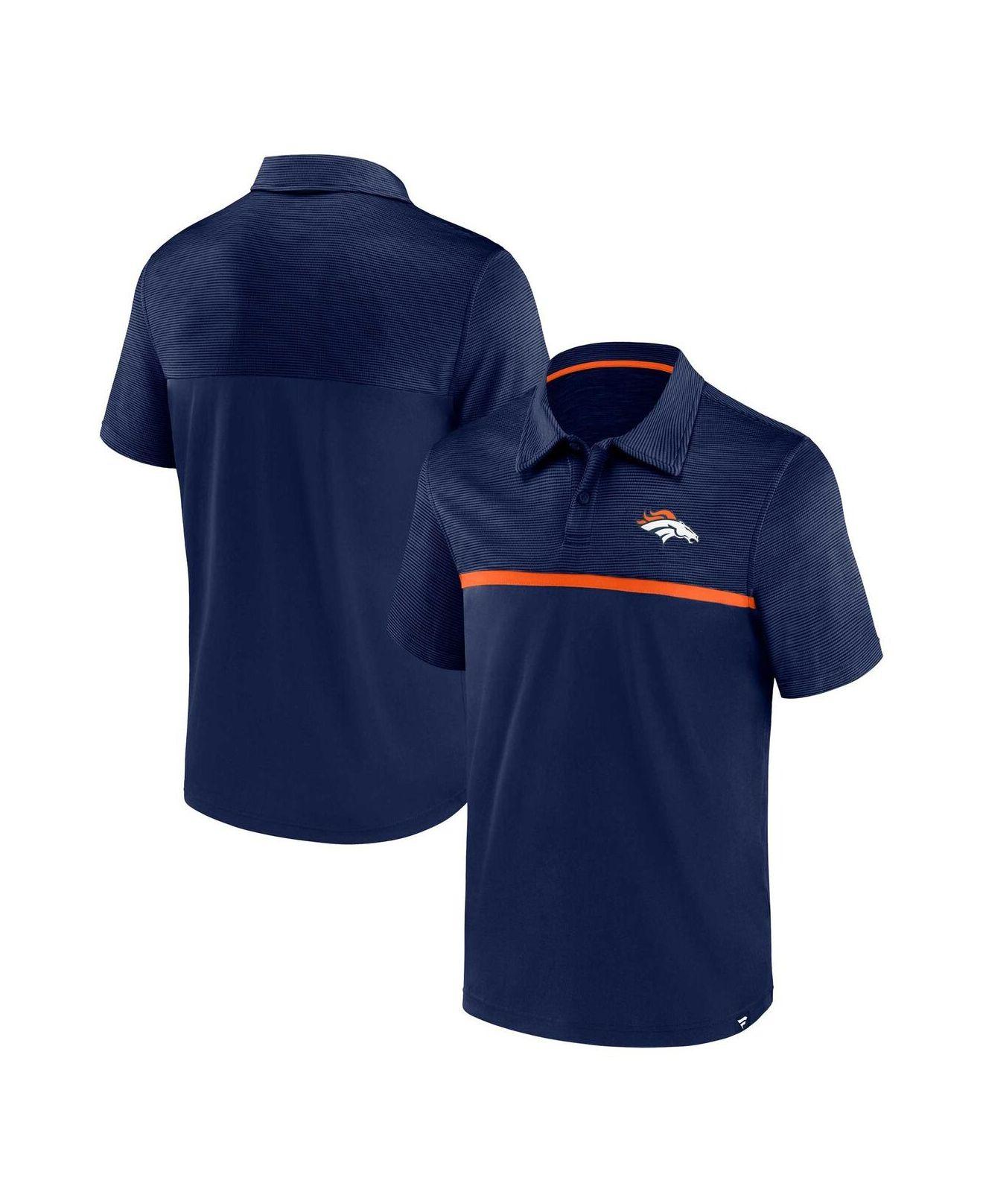 Men's Navy Denver Broncos Big & Tall Team Color Polo