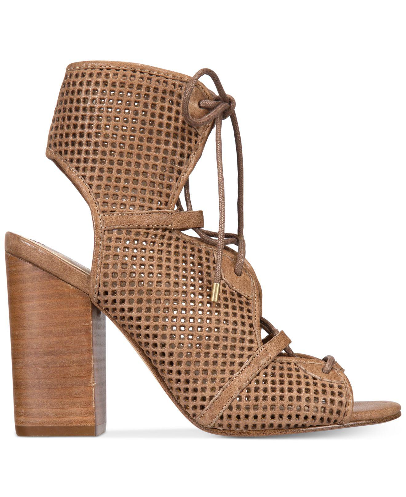 ALDO Women's Alicya Lace-up Block-heel in Brown |