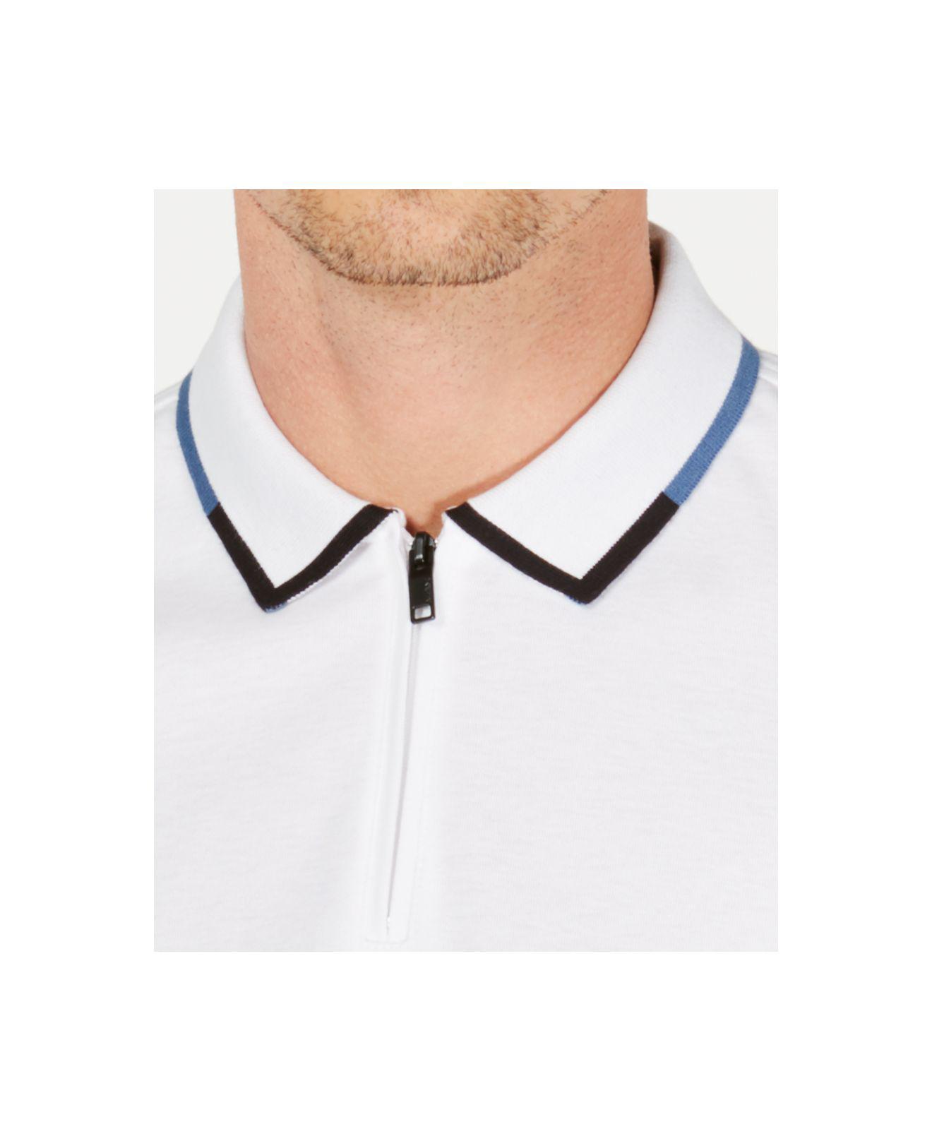 alfani zip polo