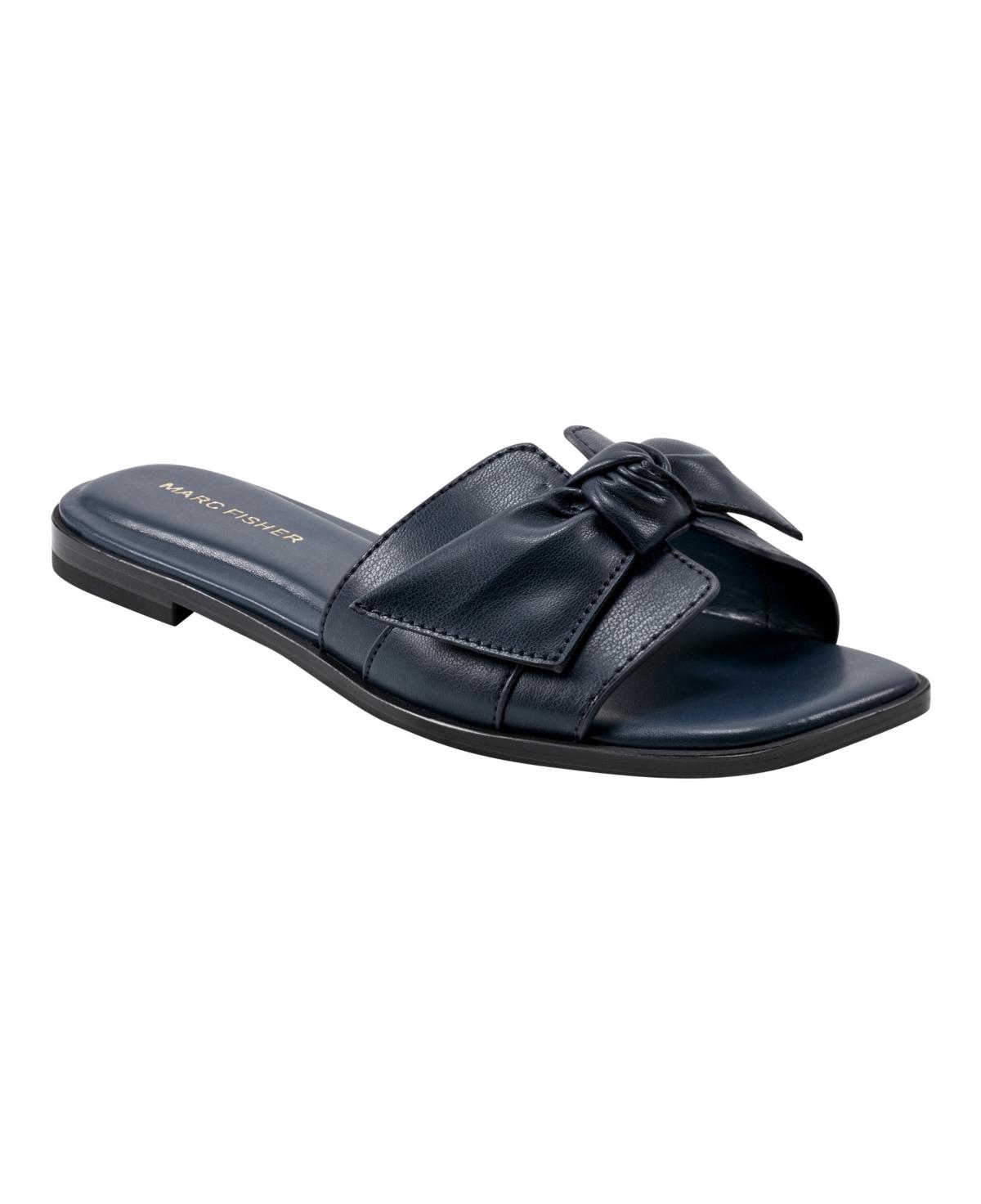 Marc fisher navy sandals best sale