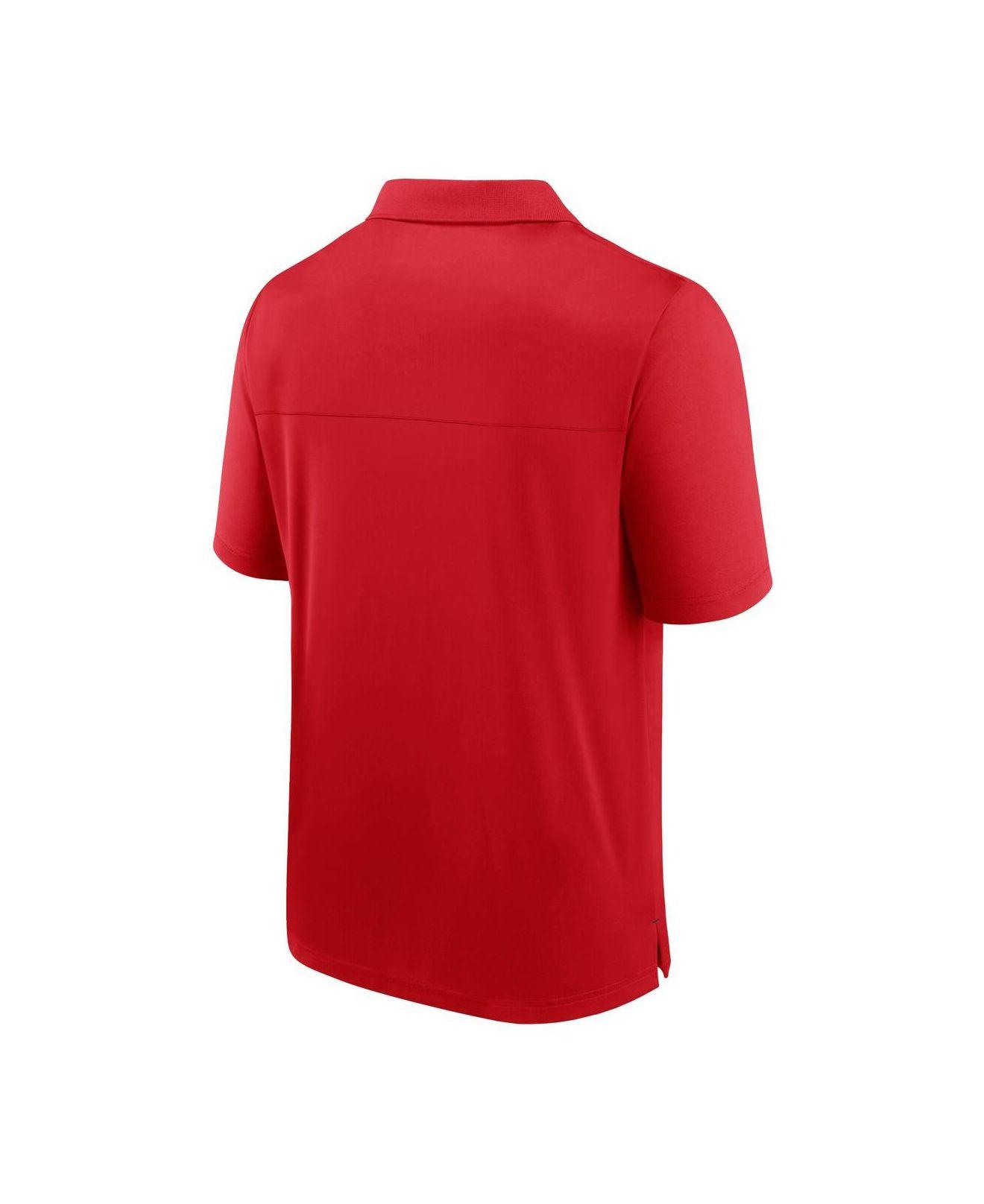 Men's Fanatics Branded Red Washington Capitals Classic Arch Pullover  Sweatshirt