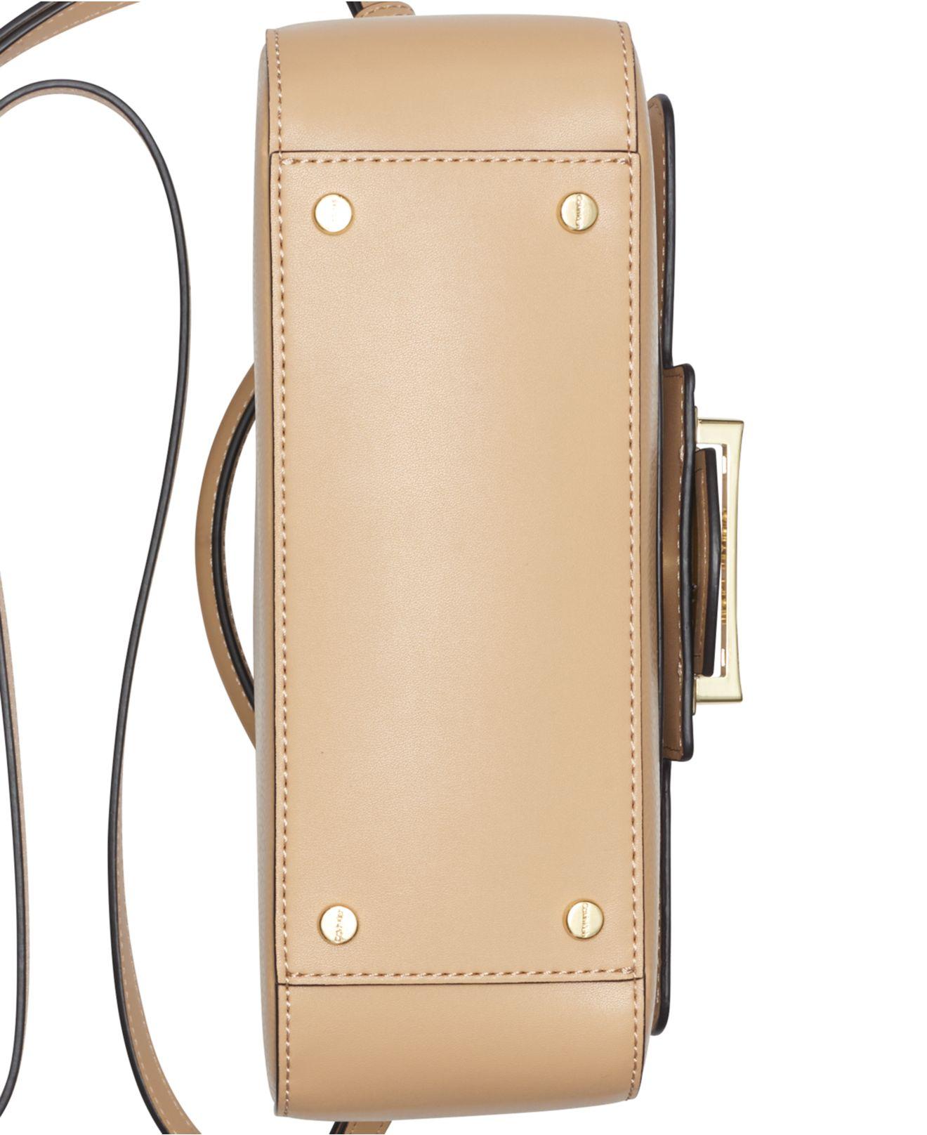 calvin klein amara top handle satchel
