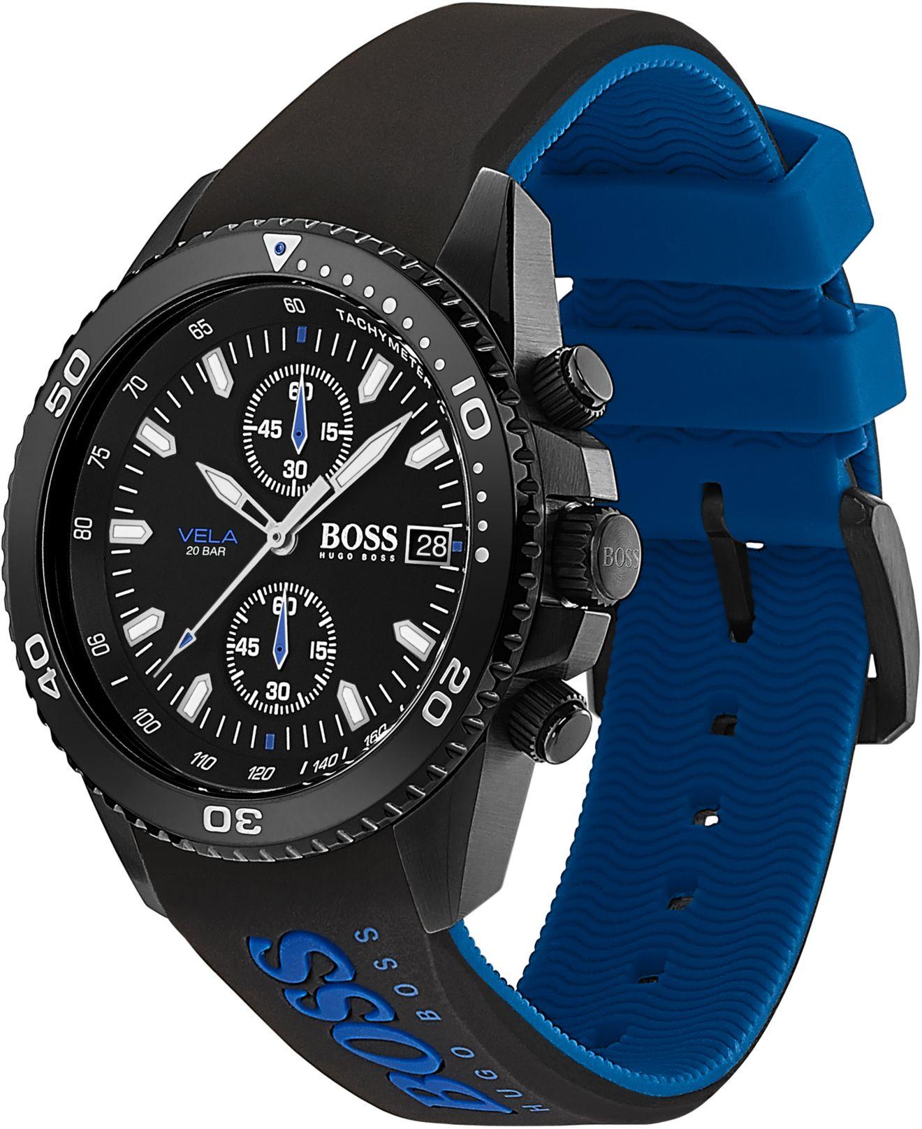 hugo boss rubber strap watches