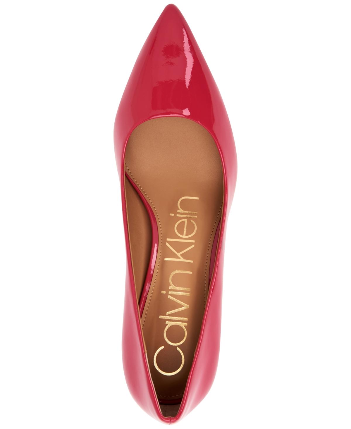 Pink Calvin Klein Gayle Patent Pumps Calvin Klein Women's Gayle
