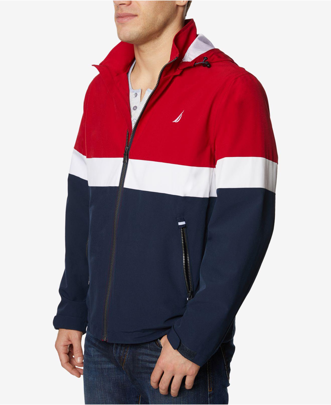 red nautica jacket