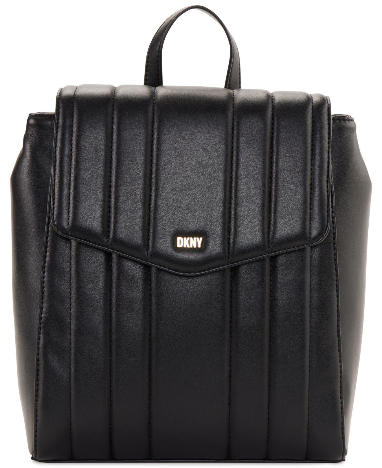 Dkny lex leather backpack top