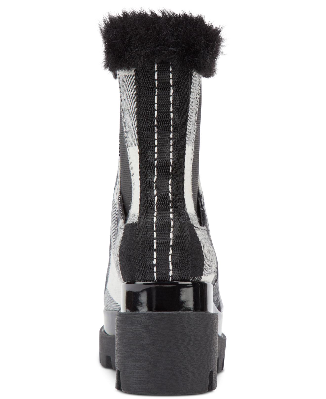 dkny bax wedge boots