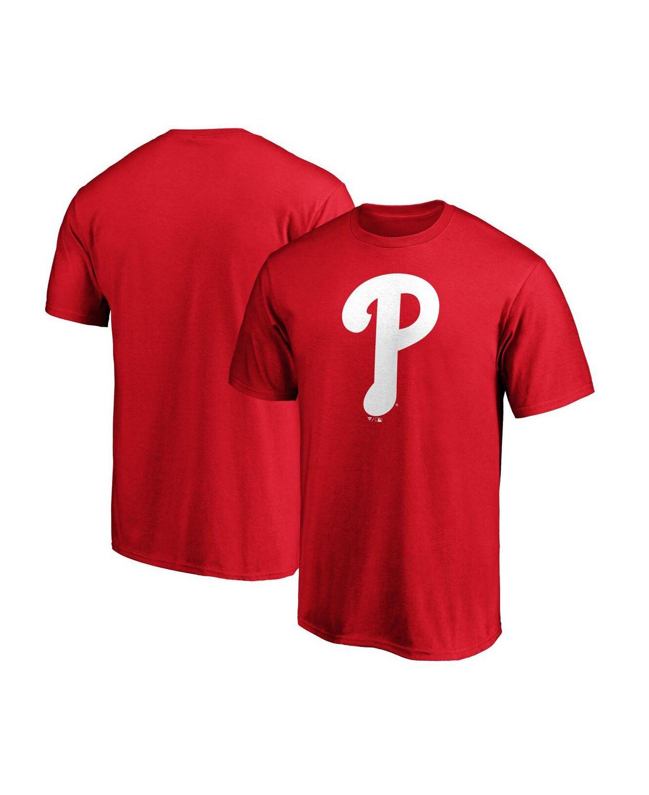 Fanatics Branded Red Philadelphia Phillies Official Logo Tshirt for Men Lyst