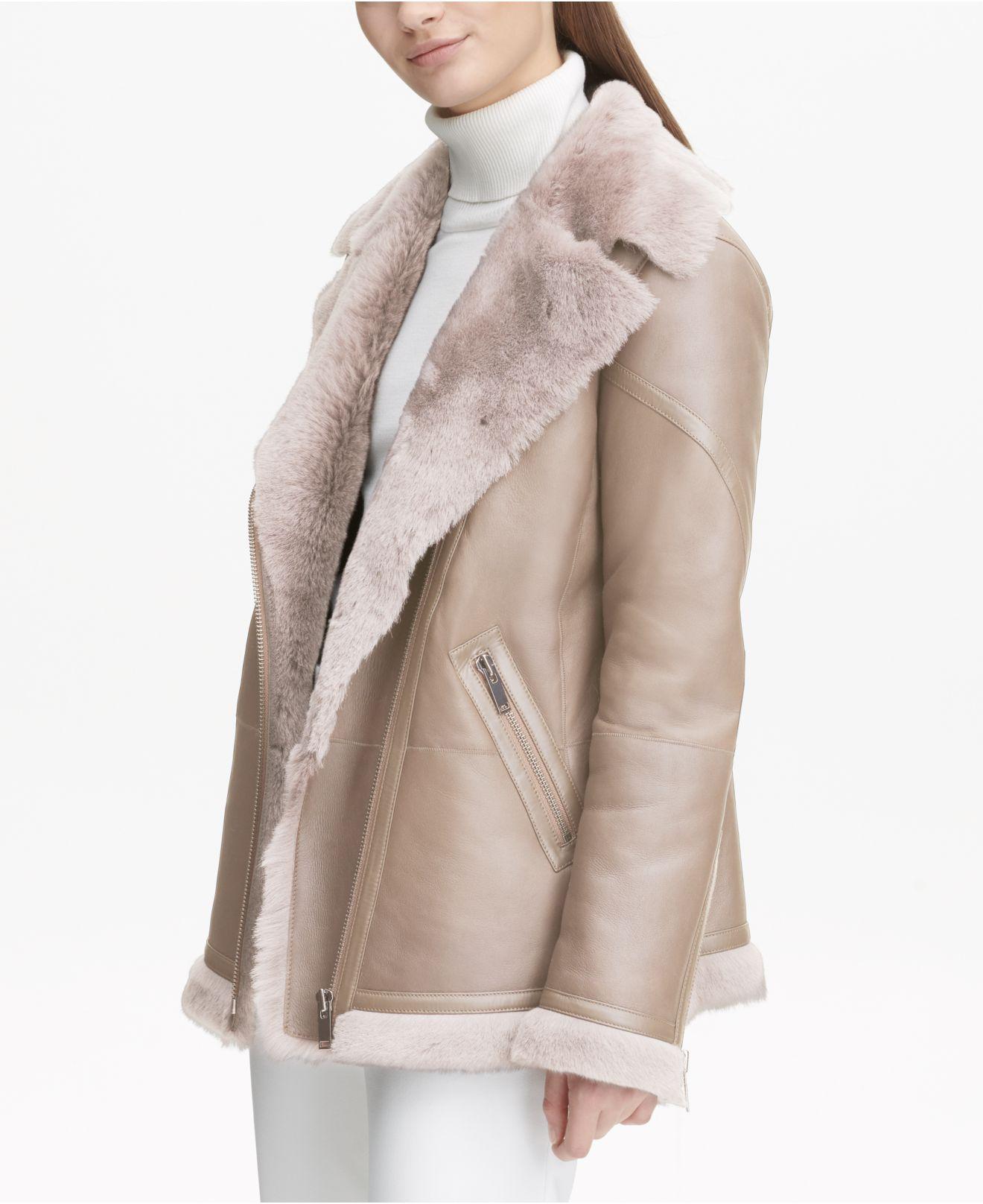 calvin klein shearling