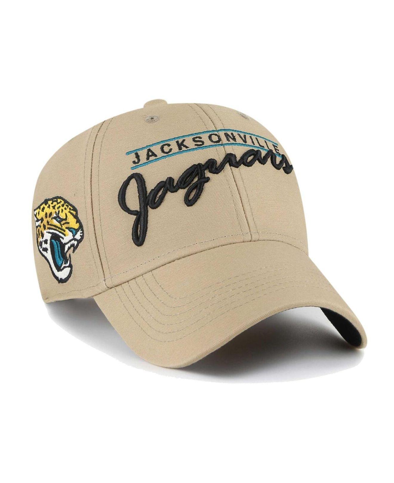 47 Brand Khaki Jacksonville Jaguars Atwood Mvp Adjustable Hat in