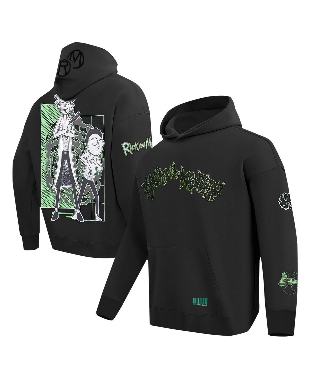 Rick and morty fleece hoodie hotsell