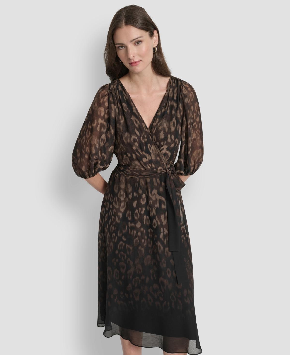 新作セール DKNY ワンピース Print Ruched Minidress DKNYDI02425_7_DI4MS691_OU5_DIM