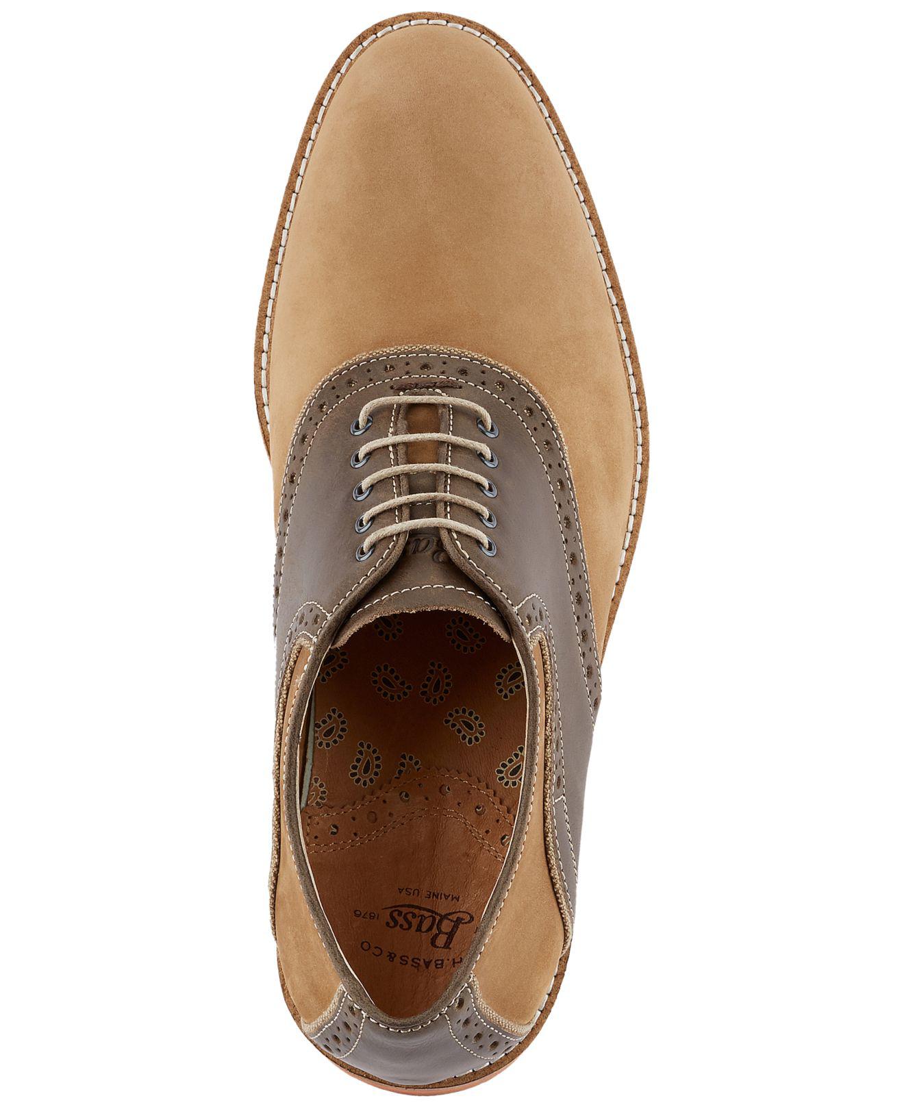 G.H. Bass & Co. Men's Noah Saddle Shoes in Brown for Men | Lyst