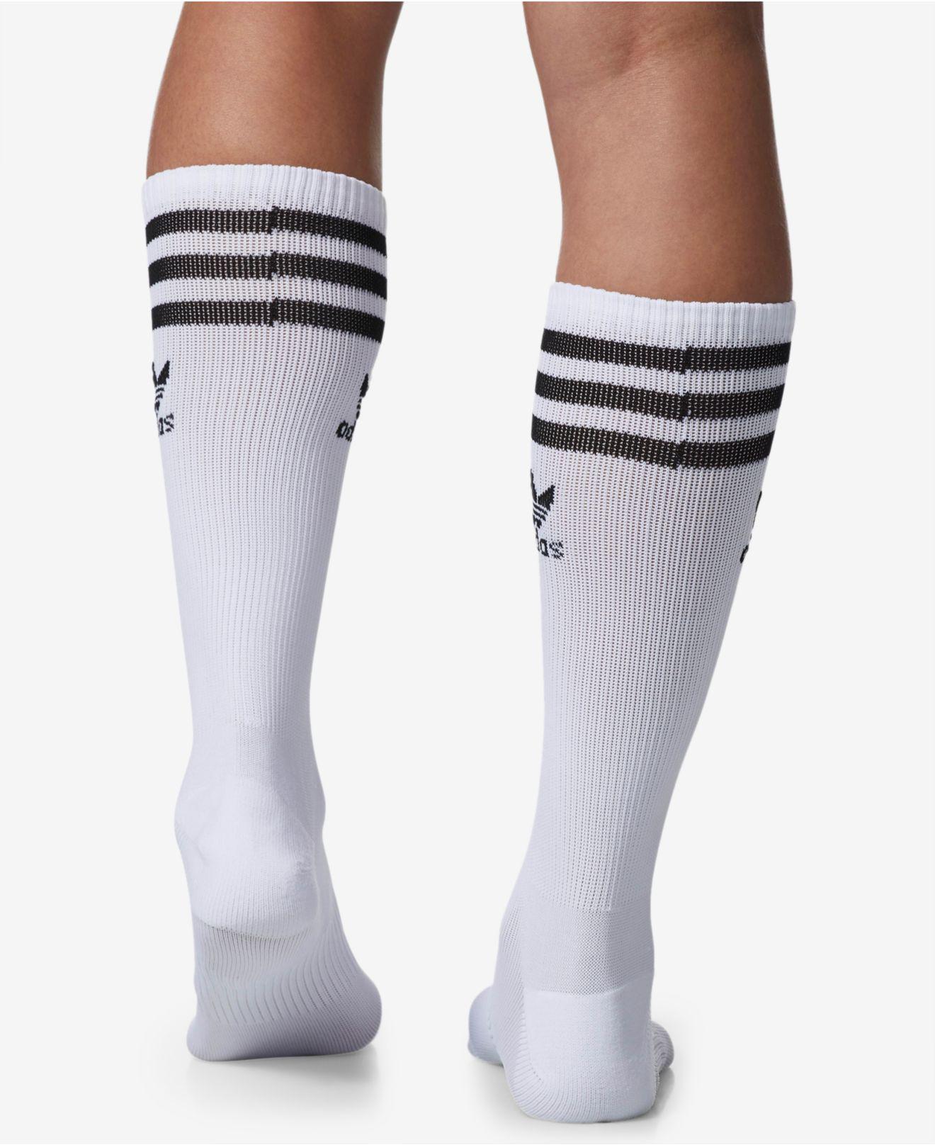 adidas Originals Climalite® Roller Knee Socks in White for Men | Lyst