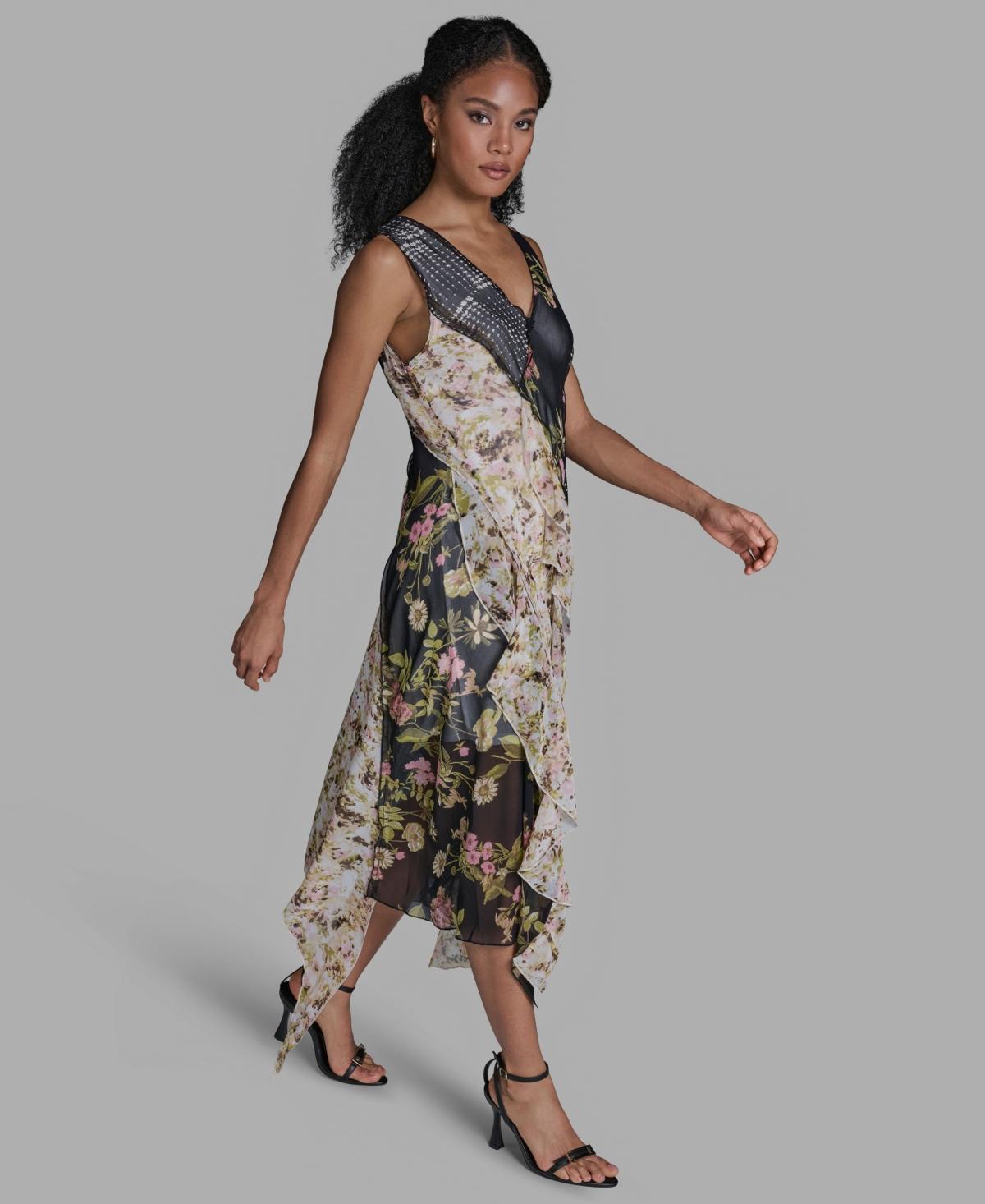 cute dresses to wear on your birthday Dreaming of You Black Ruffle Dress festive touch to your Casual Style Size:1 - XS Midi Wrap Dresses |
