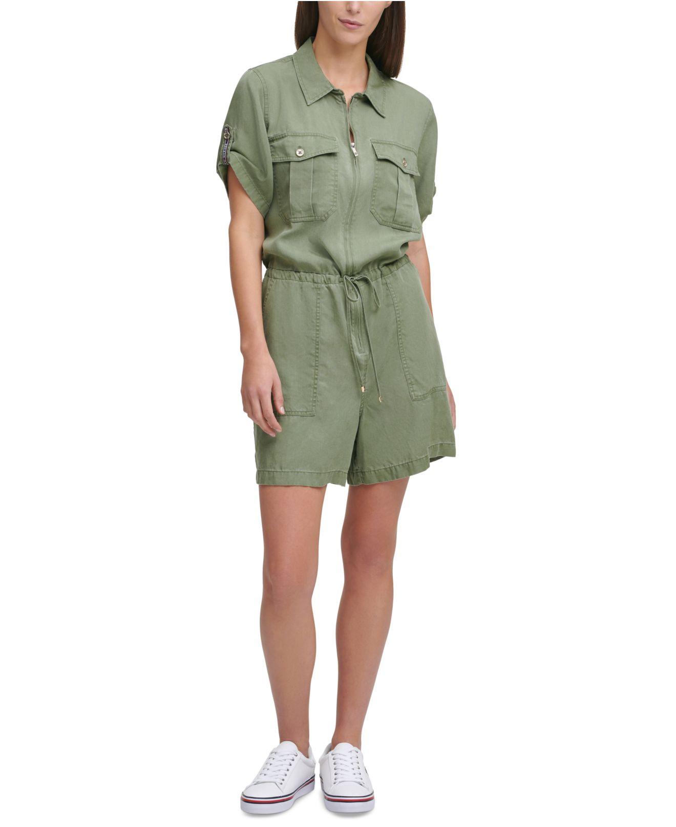Tommy hilfiger utility romper Clearance