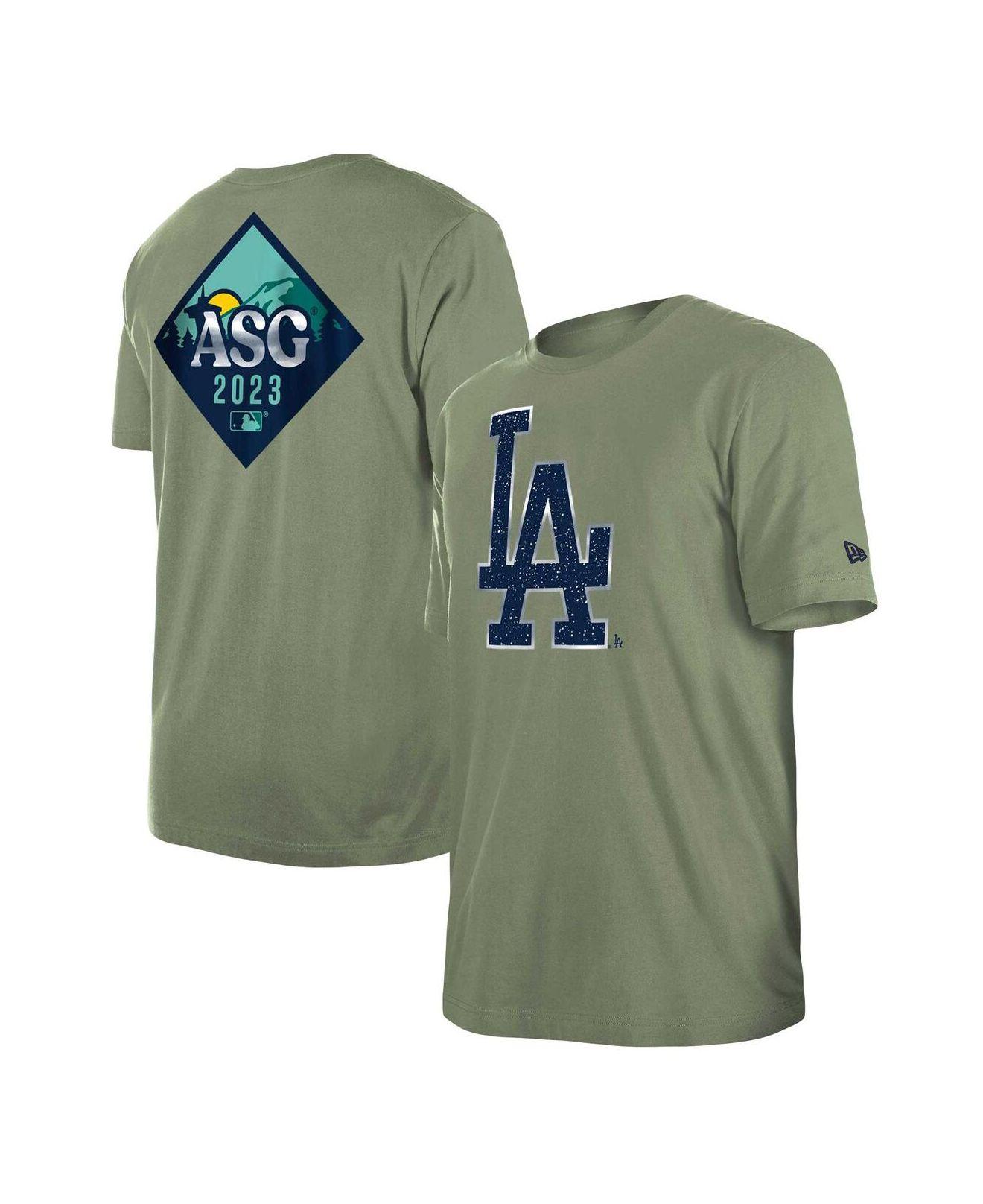 New Era Men's Los Angeles Dodgers MLB Seasonal Team Logo Tee / T-Shirt /  Tshirt - Black