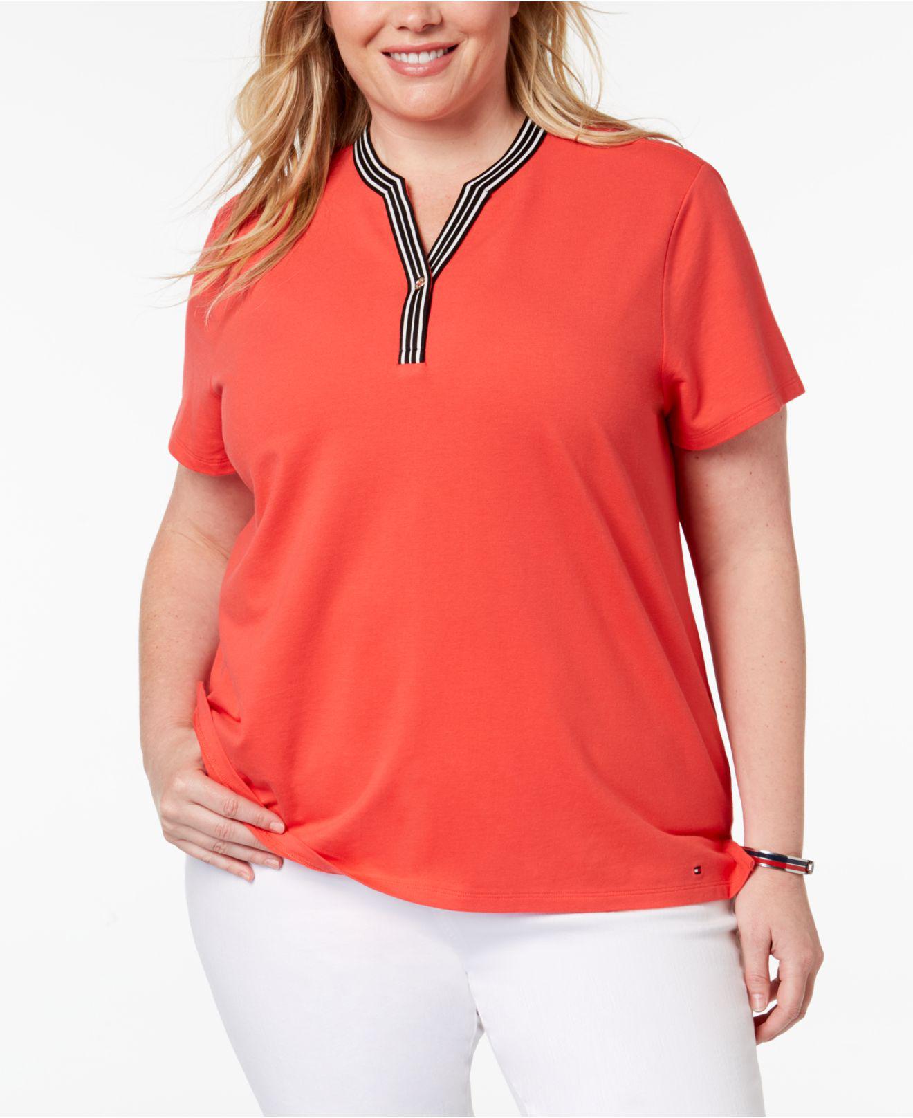 macy's tommy hilfiger plus size
