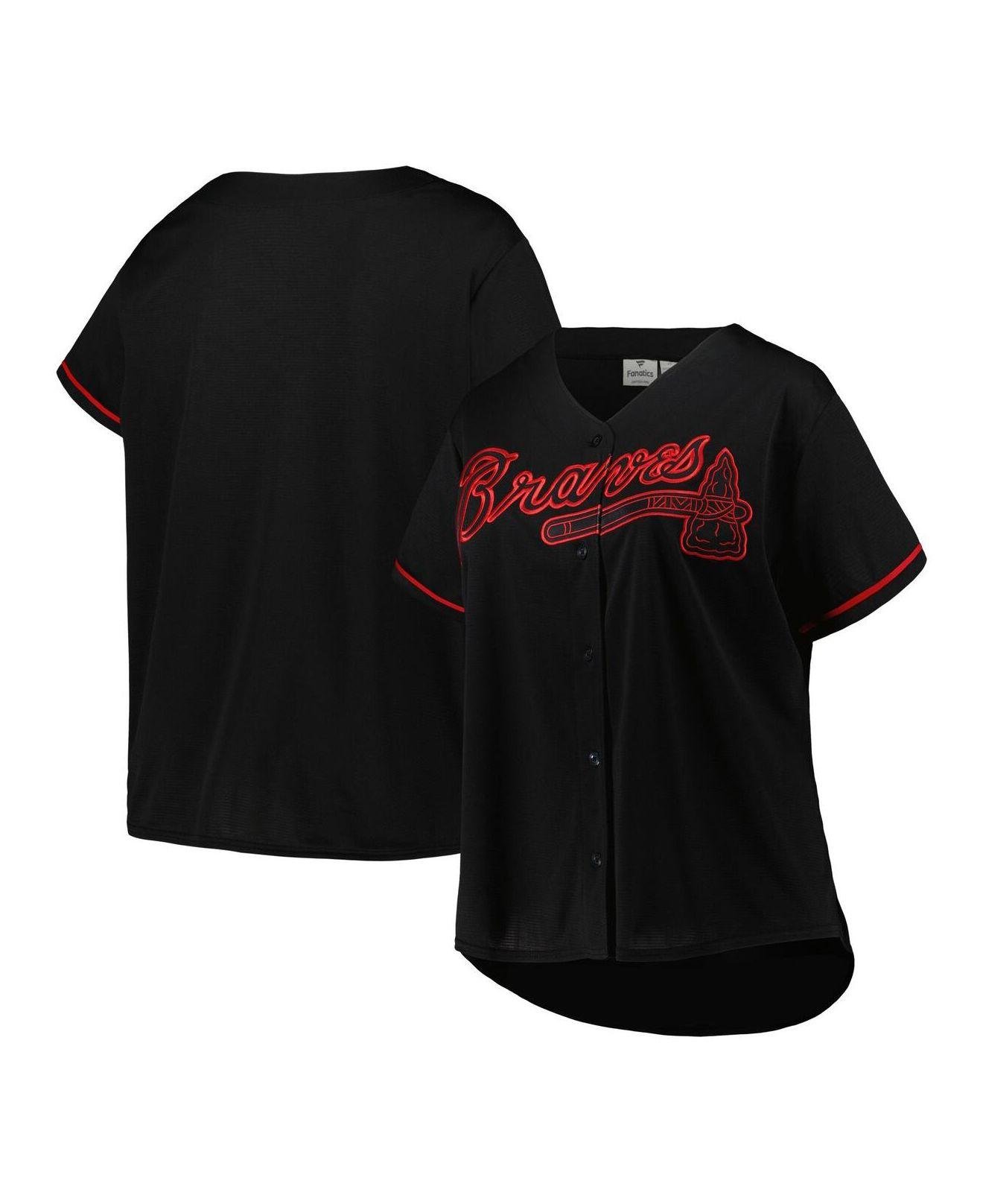 all red braves jersey